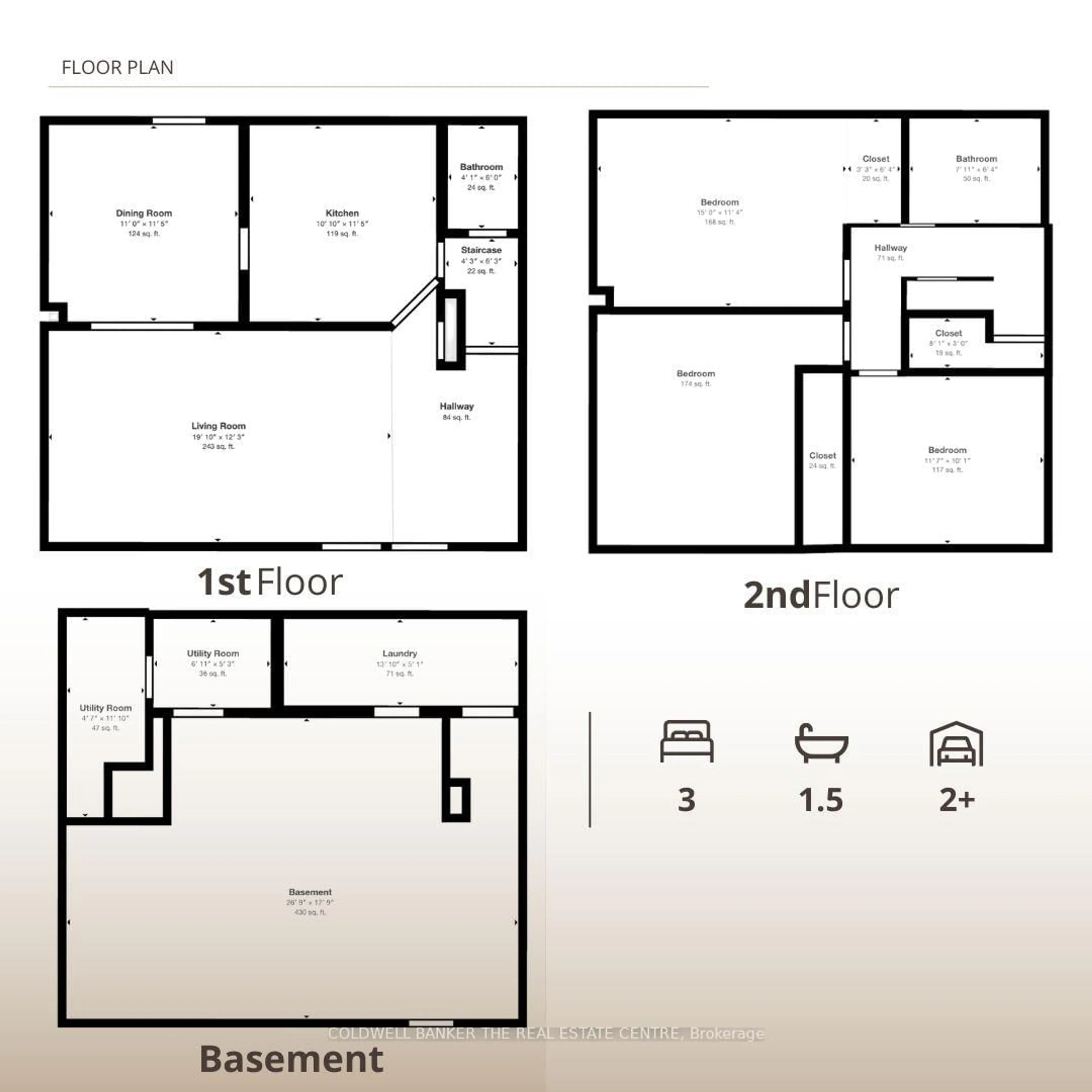 Floor plan for 14 FRANCIS Rd, Orillia Ontario L3V 2L7