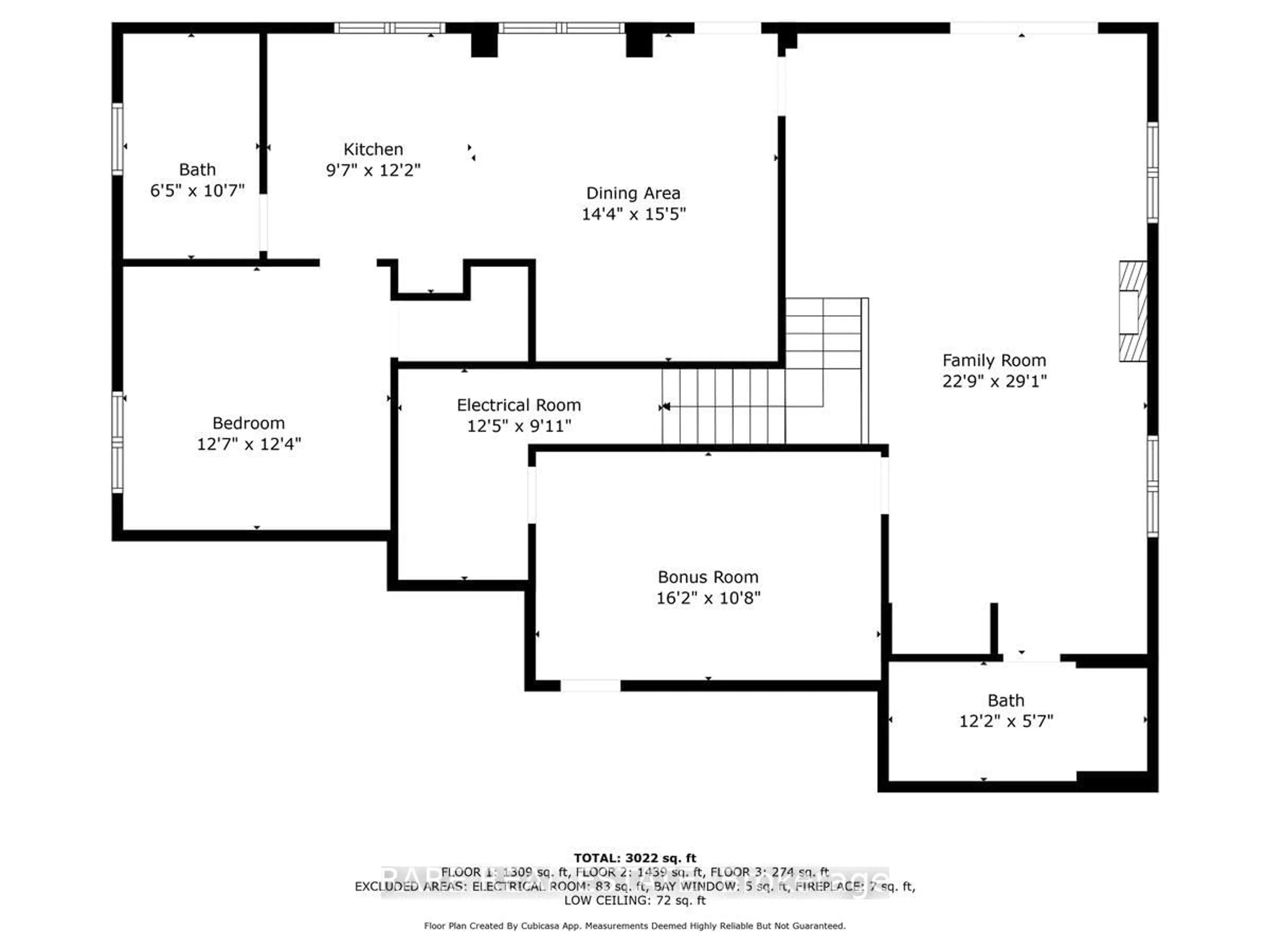 Floor plan for 1147 Old Creamery Rd, Severn Ontario L0K 1E0