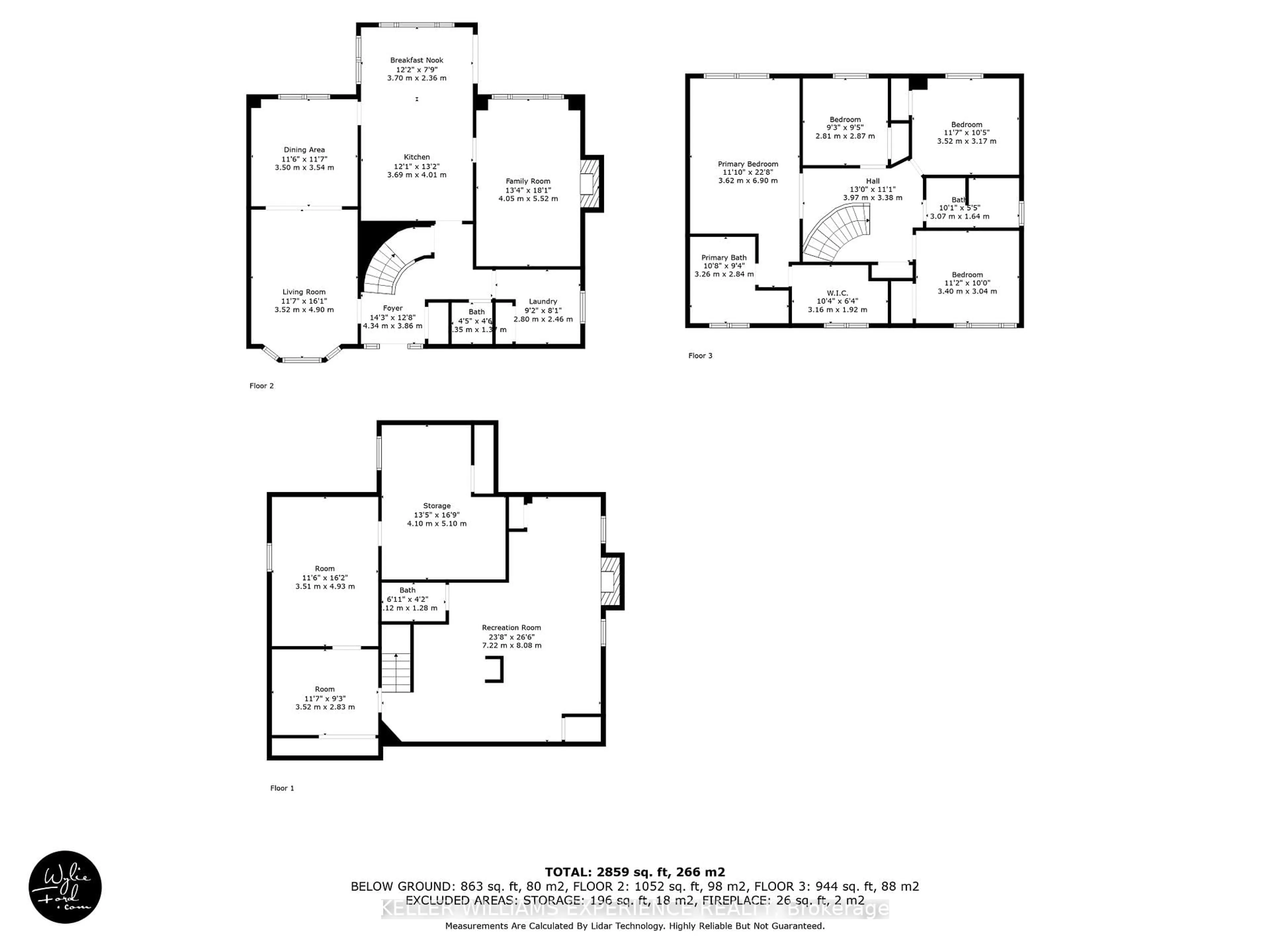 Floor plan for 481 Ferndale Dr, Barrie Ontario L4N 7X7