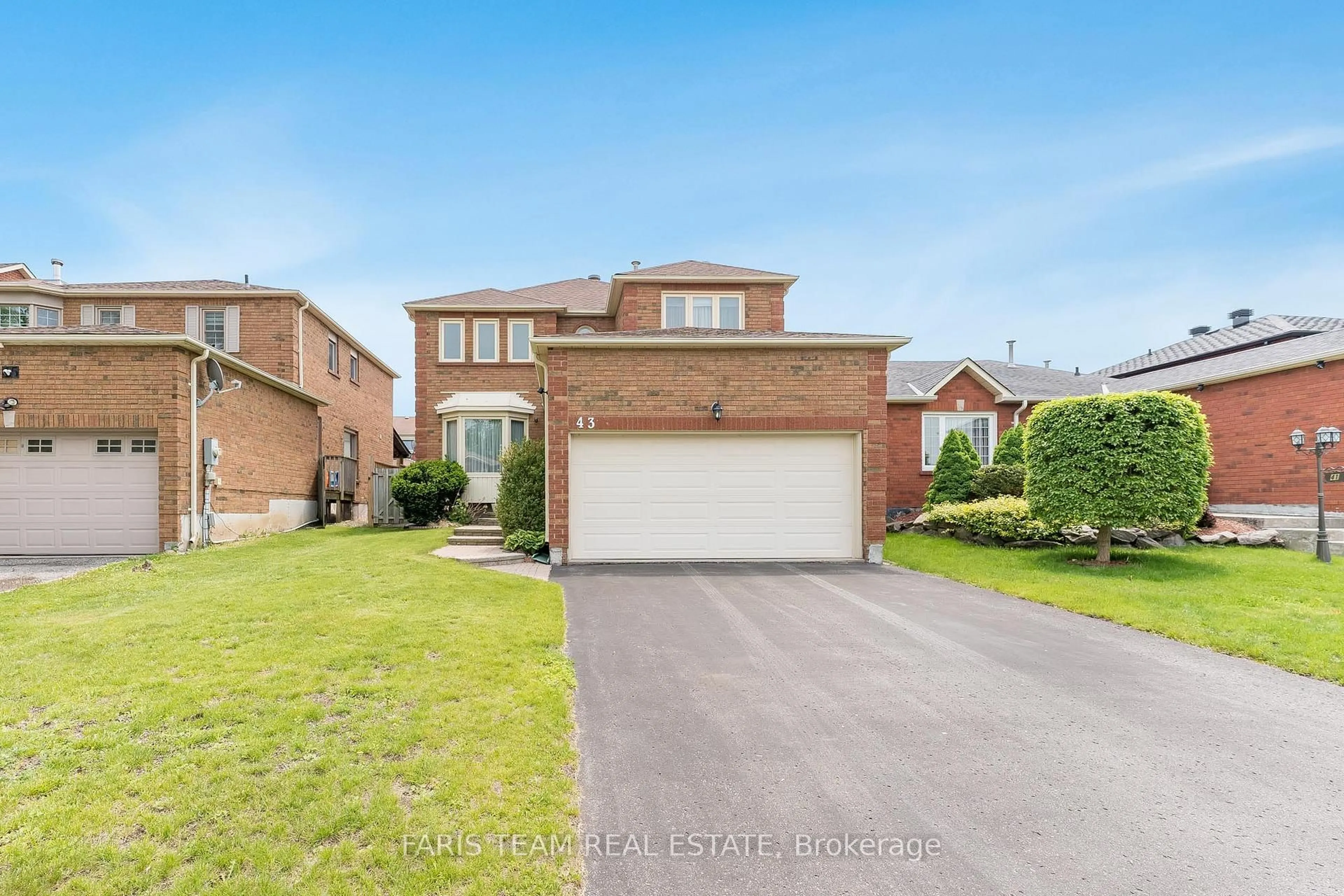Home with brick exterior material, street for 43 McDougall Dr, Barrie Ontario L4N 7H7