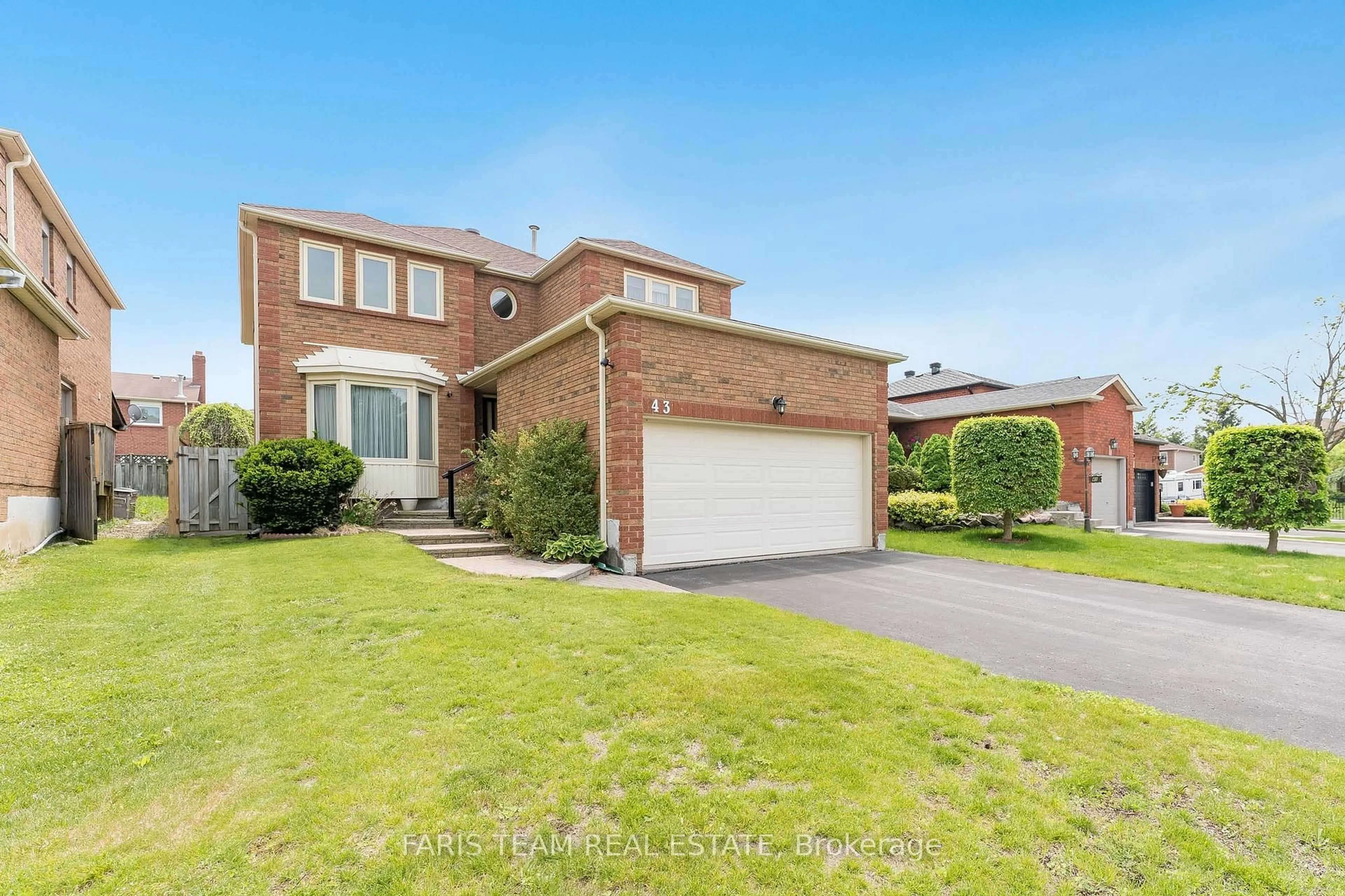Home with brick exterior material, street for 43 McDougall Dr, Barrie Ontario L4N 7H7