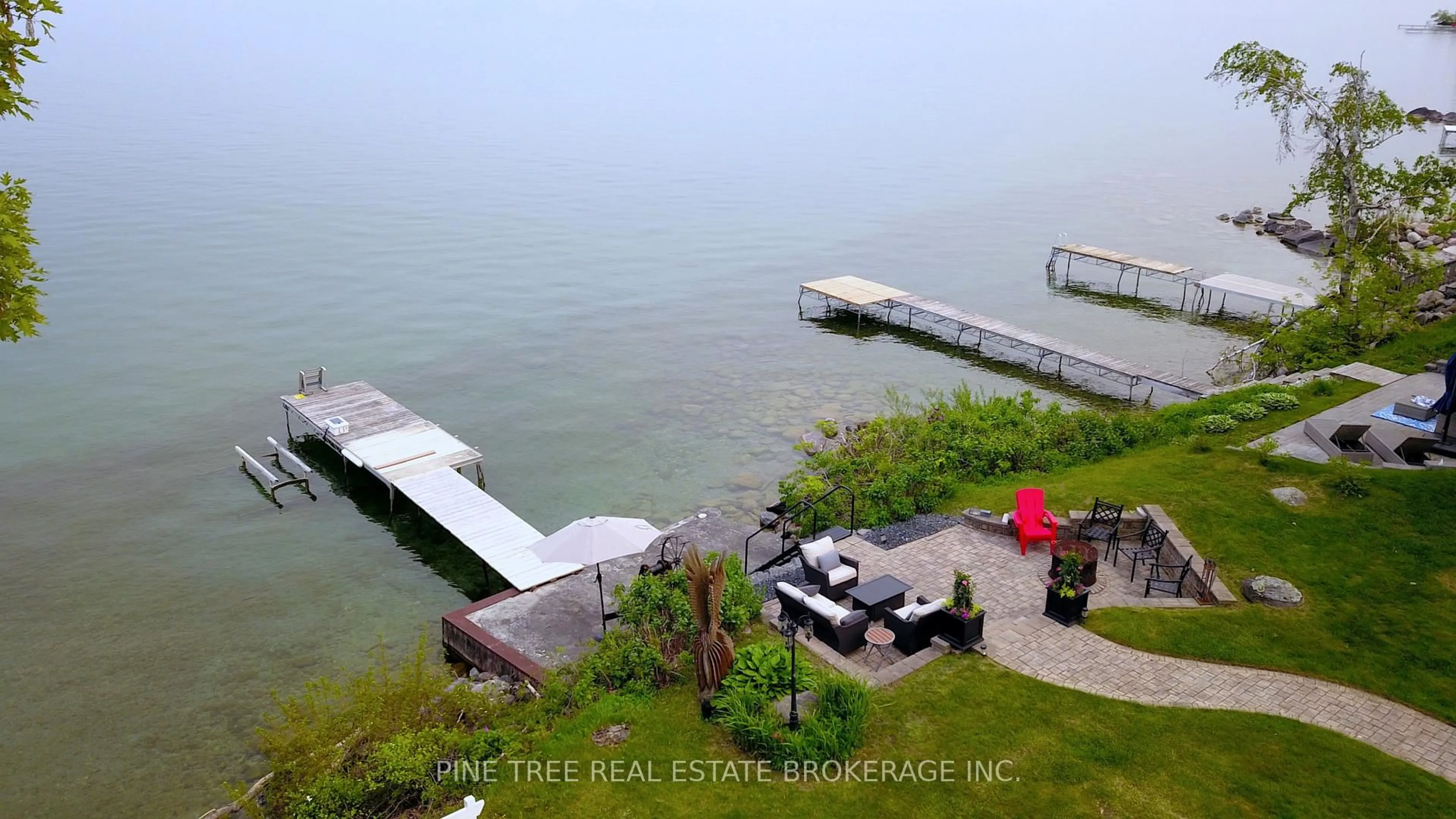 A pic from outside/outdoor area/front of a property/back of a property/a pic from drone, water/lake/river/ocean view for 3 Greenwood Forest Rd, Oro-Medonte Ontario L0L 2E0