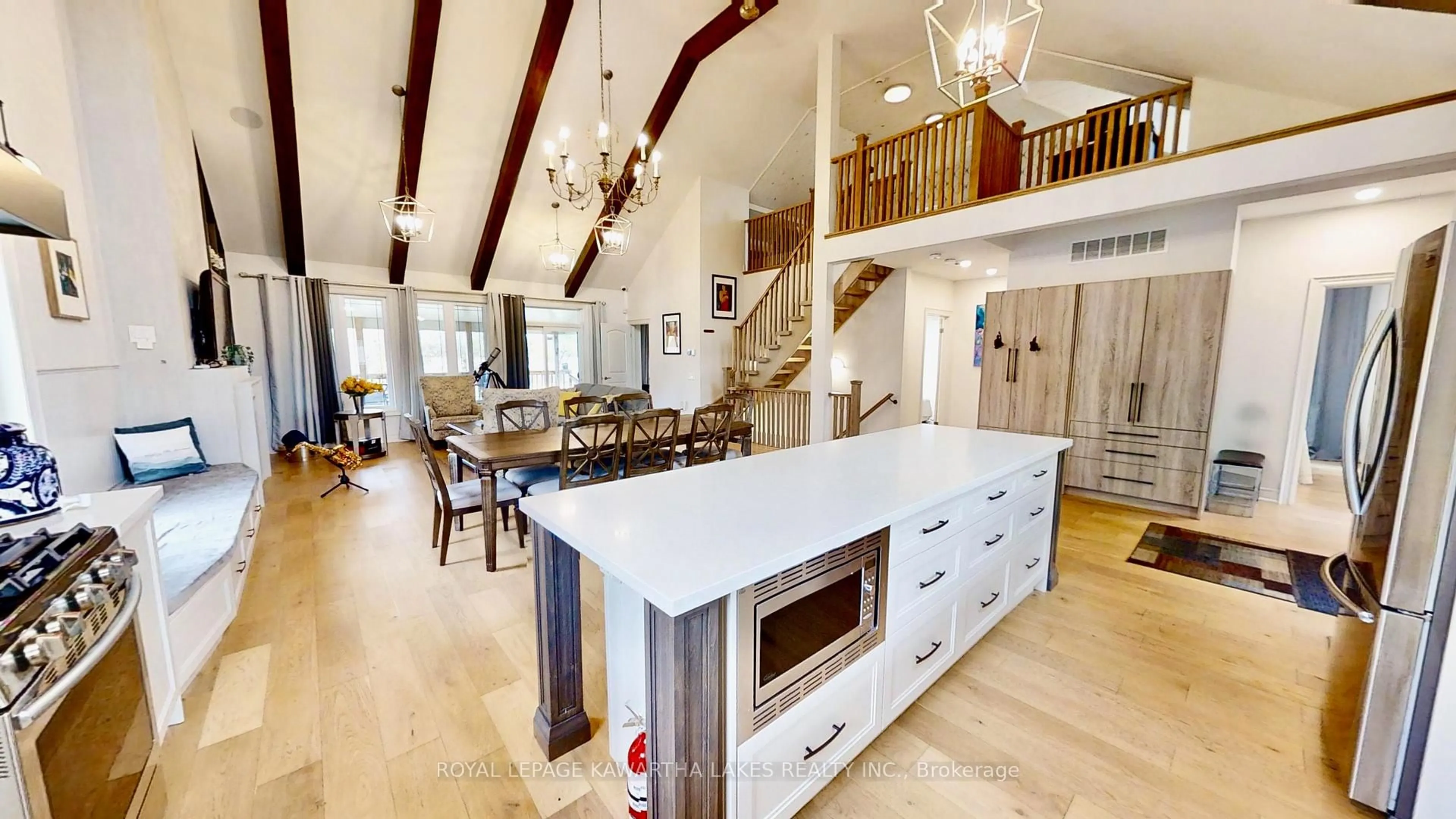 Open concept kitchen, unknown for 2501 Lakeshore Dr, Ramara Ontario L0K 1B0