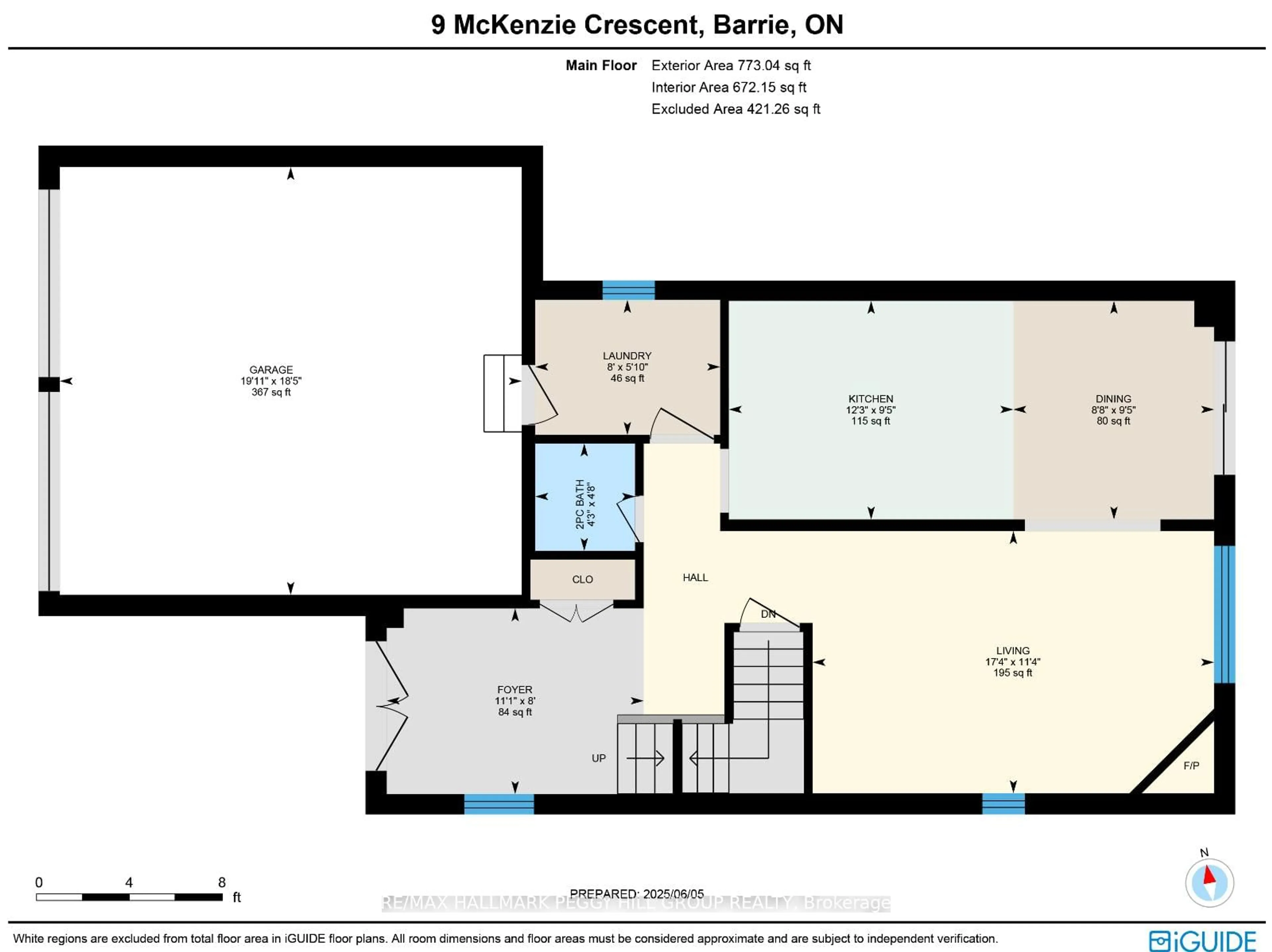 Floor plan for 9 McKenzie Cres, Barrie Ontario L4N 5R5