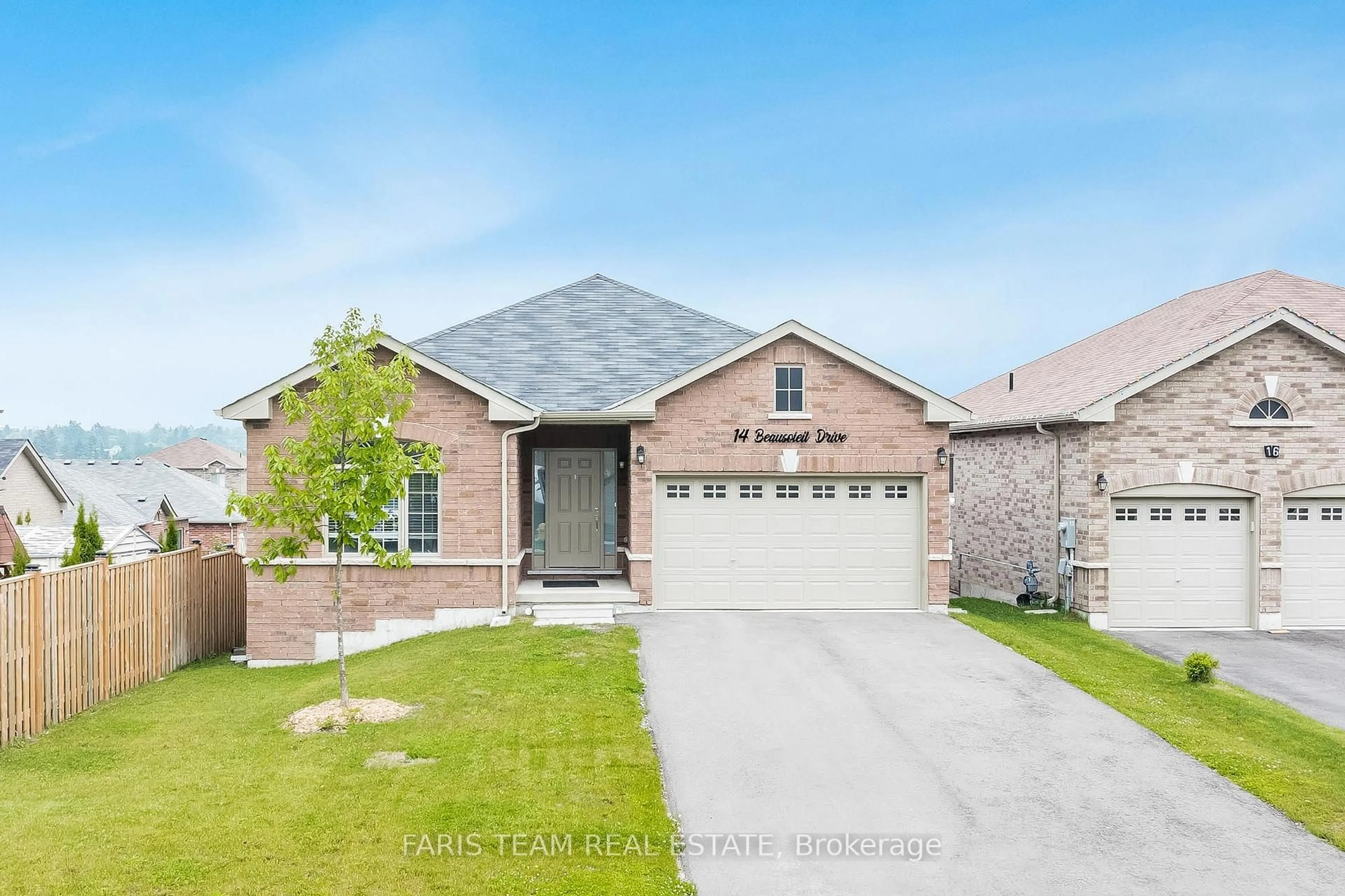 Home with brick exterior material, street for 14 Beausoleil Dr, Penetanguishene Ontario L9M 0V8