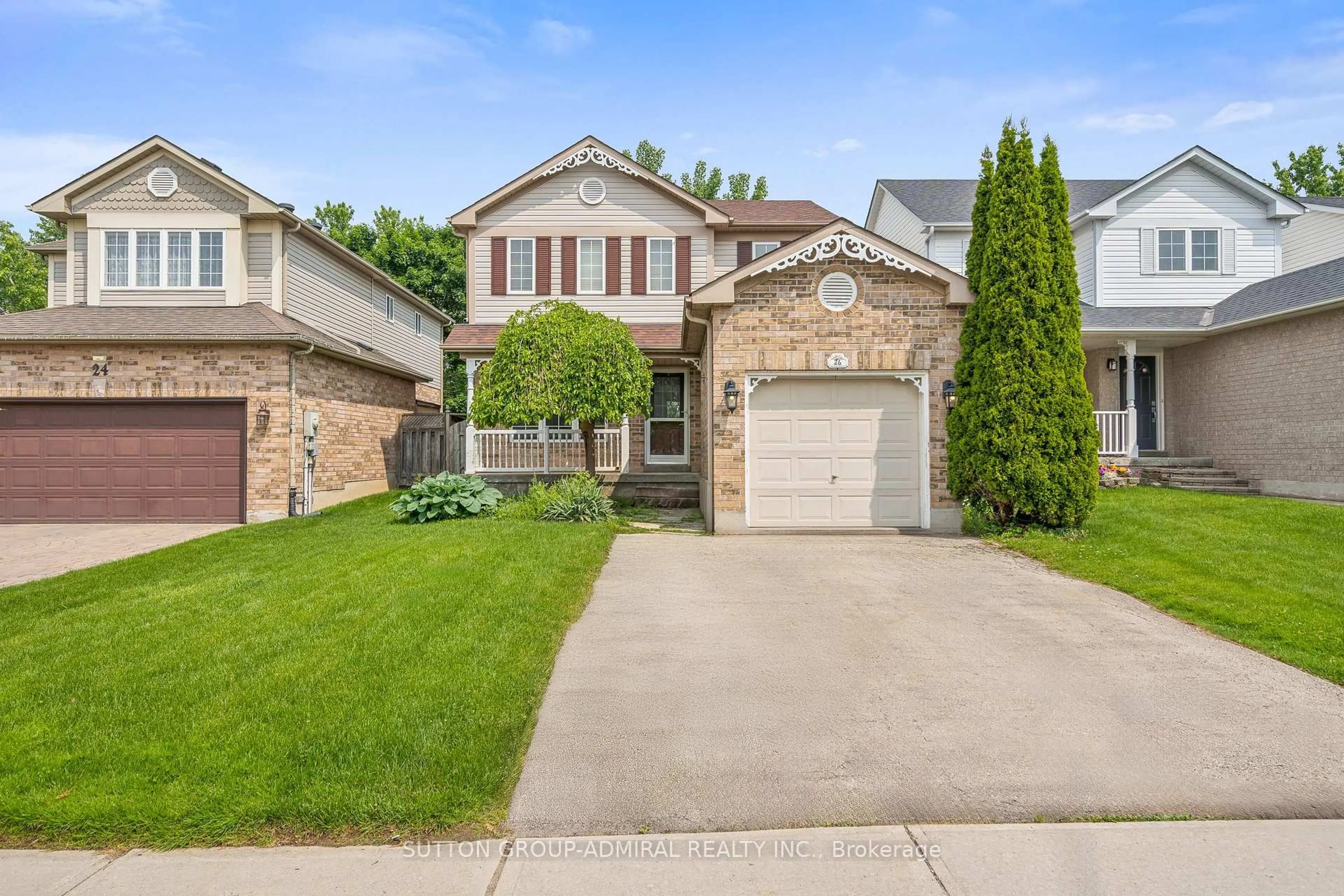 Home with brick exterior material, street for 26 Copeman Cres, Barrie Ontario L4N 8B5