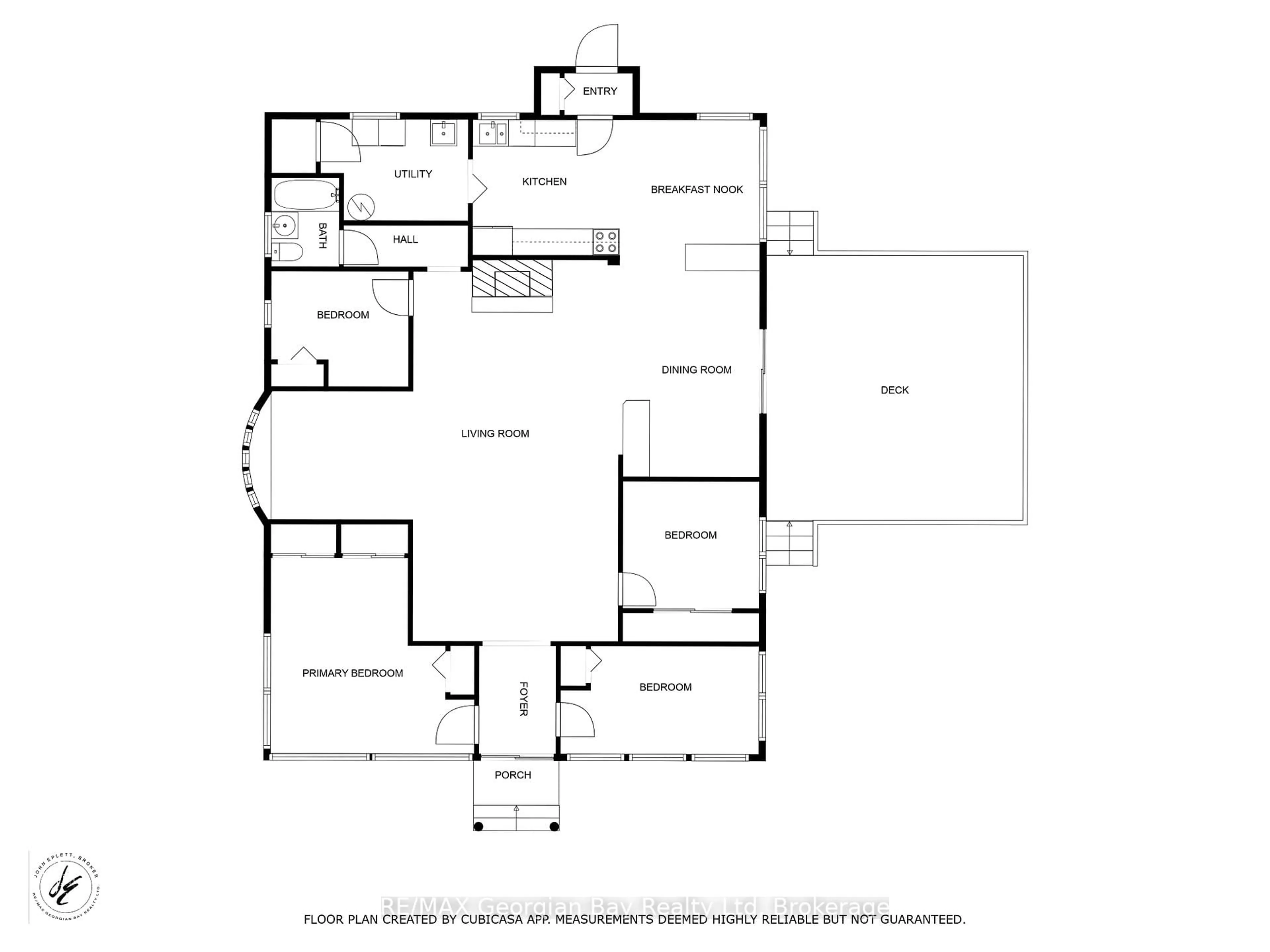 Floor plan for 31 Hearthstone Dr, Tay Ontario L0K 2C0