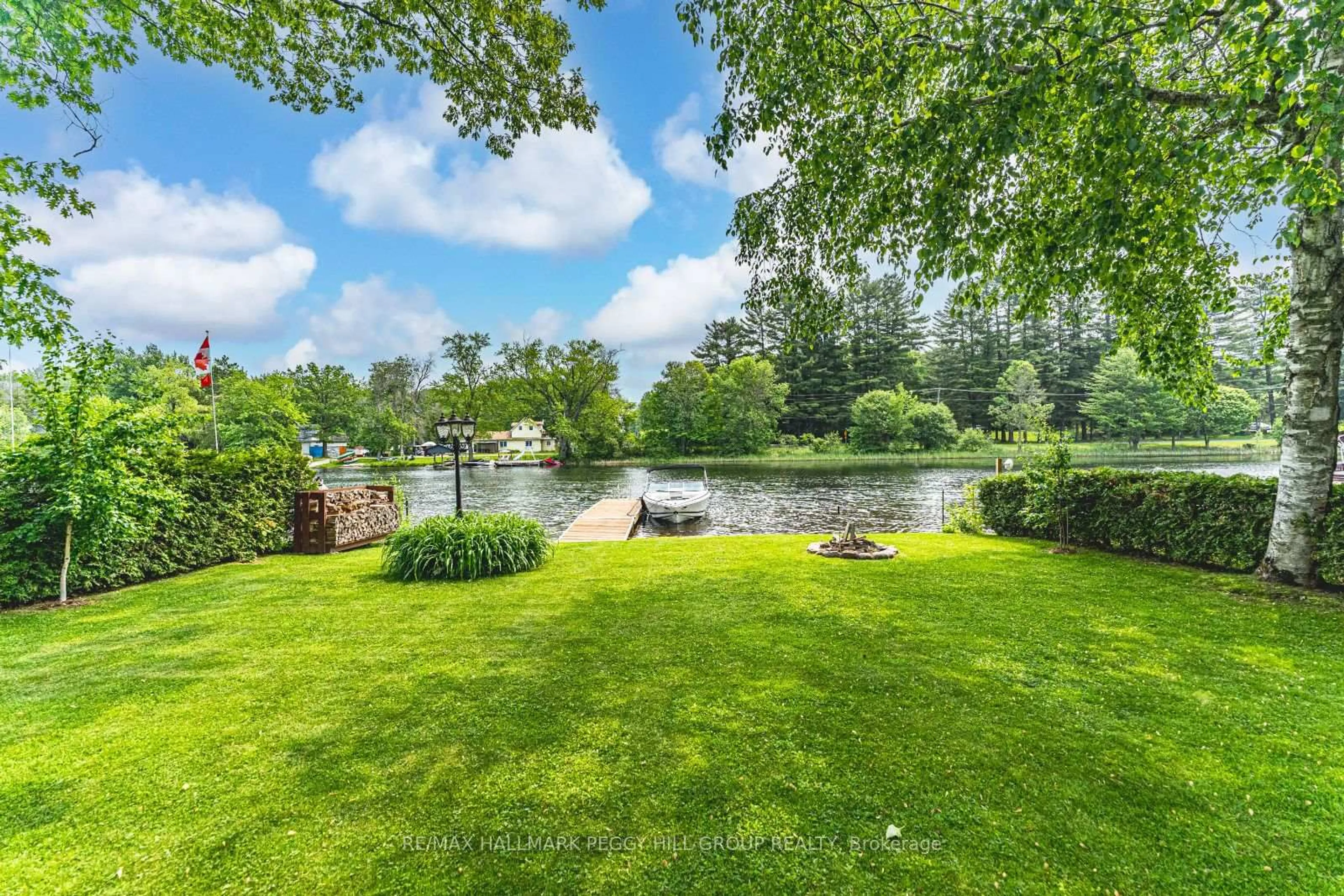 Patio, water/lake/river/ocean view for 1663 Peninsula Point Rd, Severn Ontario P0E 1N0