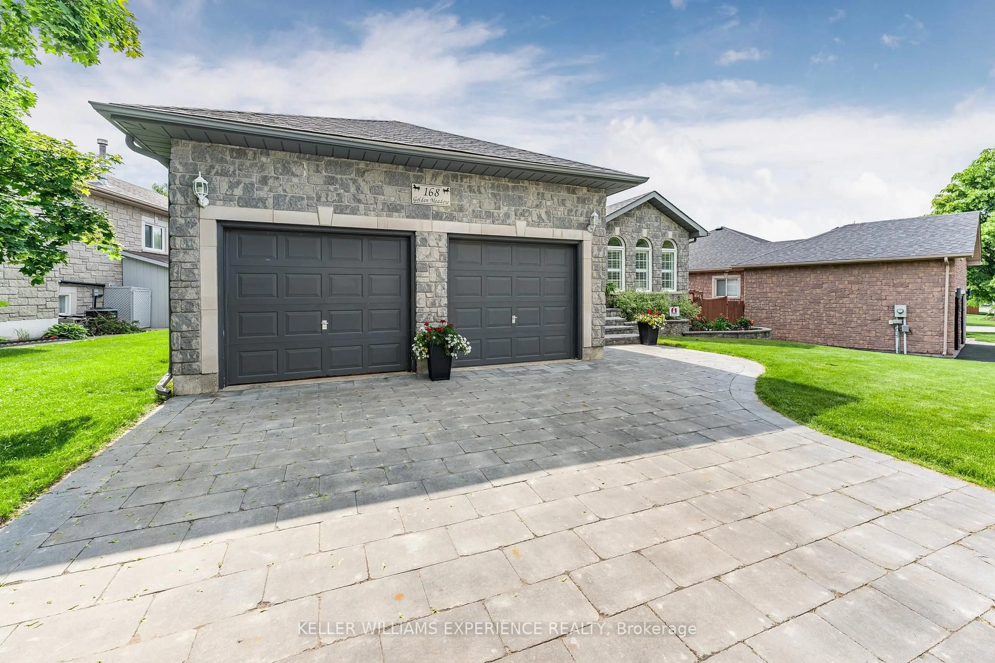 Home with brick exterior material, street for 168 Golden Meadow Rd, Barrie Ontario L4N 8P2