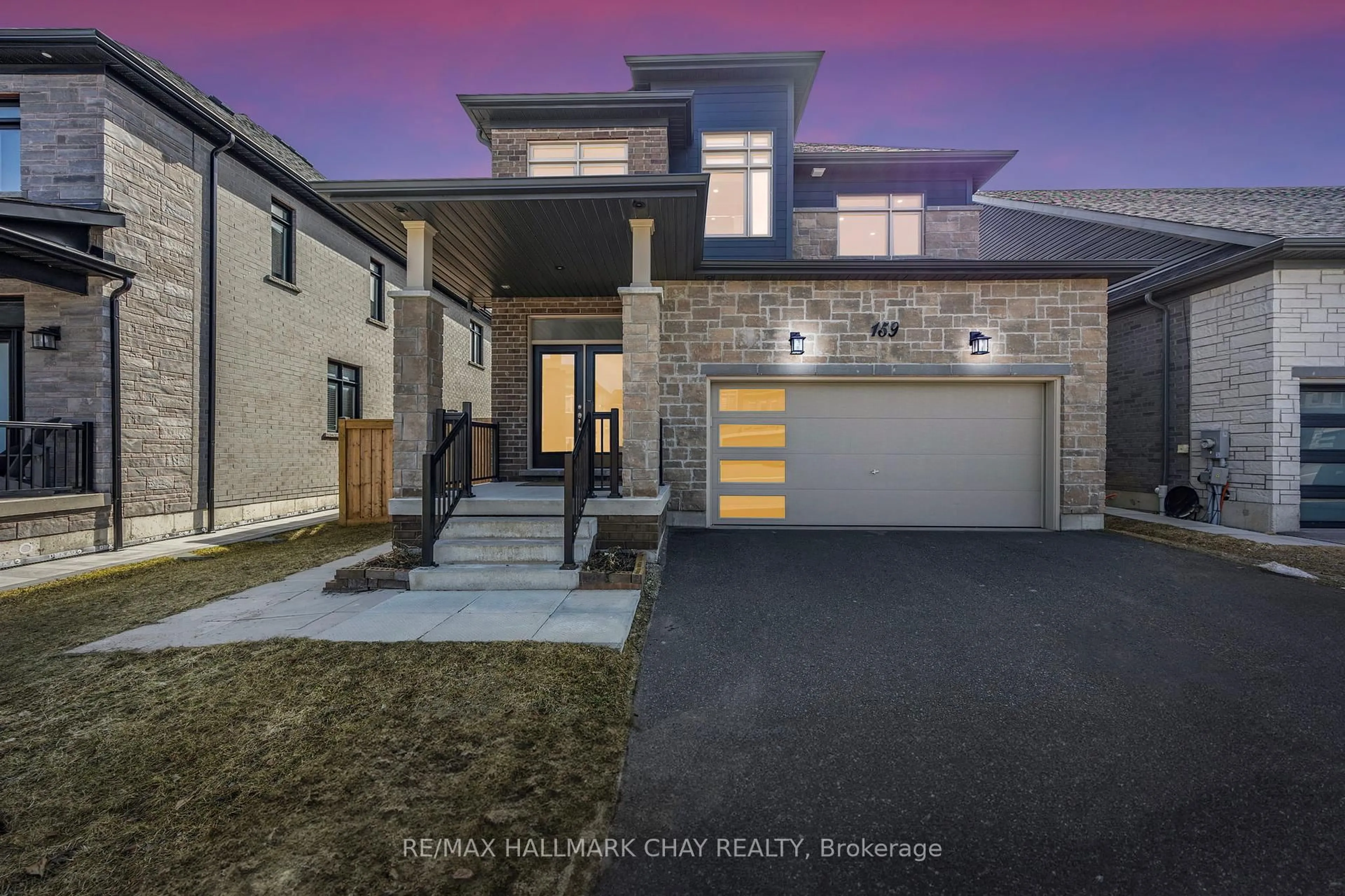 Home with brick exterior material, street for 159 Franklin Tr, Barrie Ontario L9J 0J1