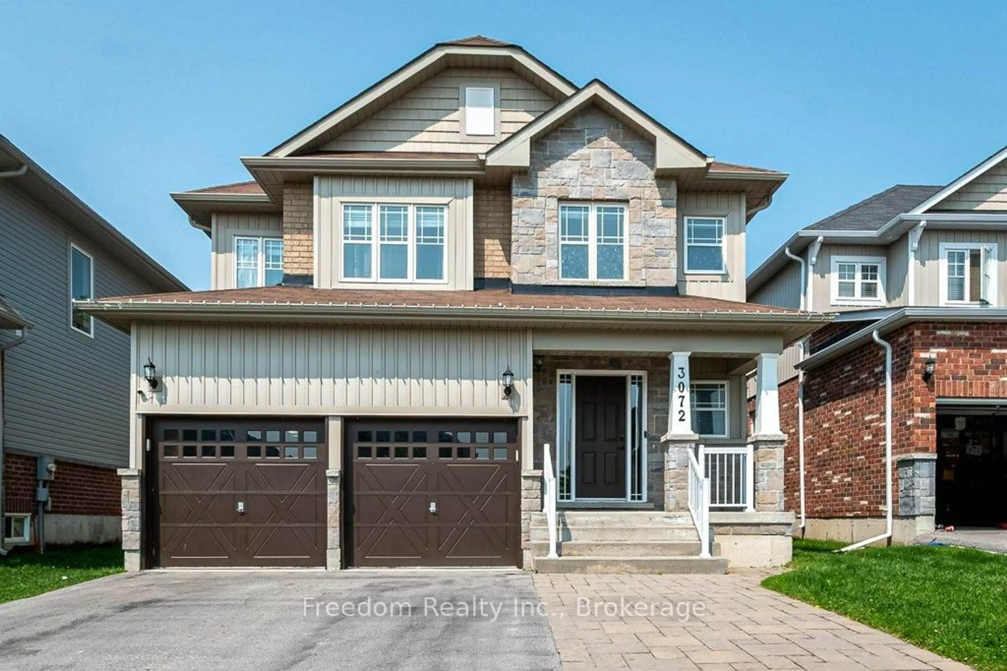Home with brick exterior material, street for 3072 Emperor Dr, Orillia Ontario L3V 0G4