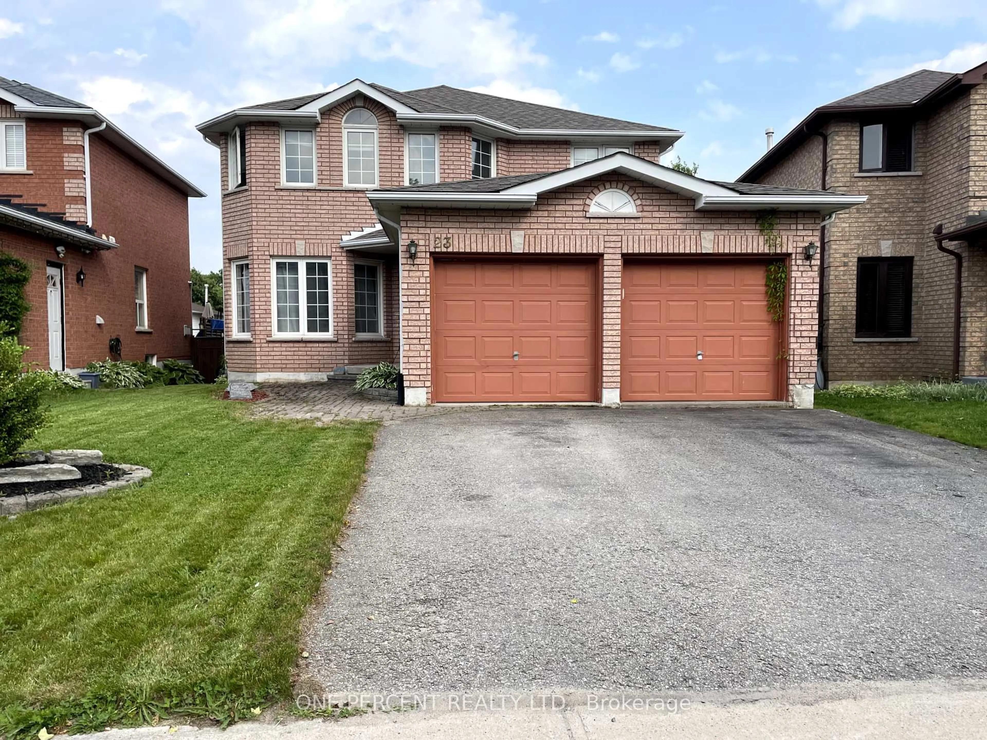 Home with brick exterior material, street for 23 Nightingale Cres, Barrie Ontario L4N 8A5