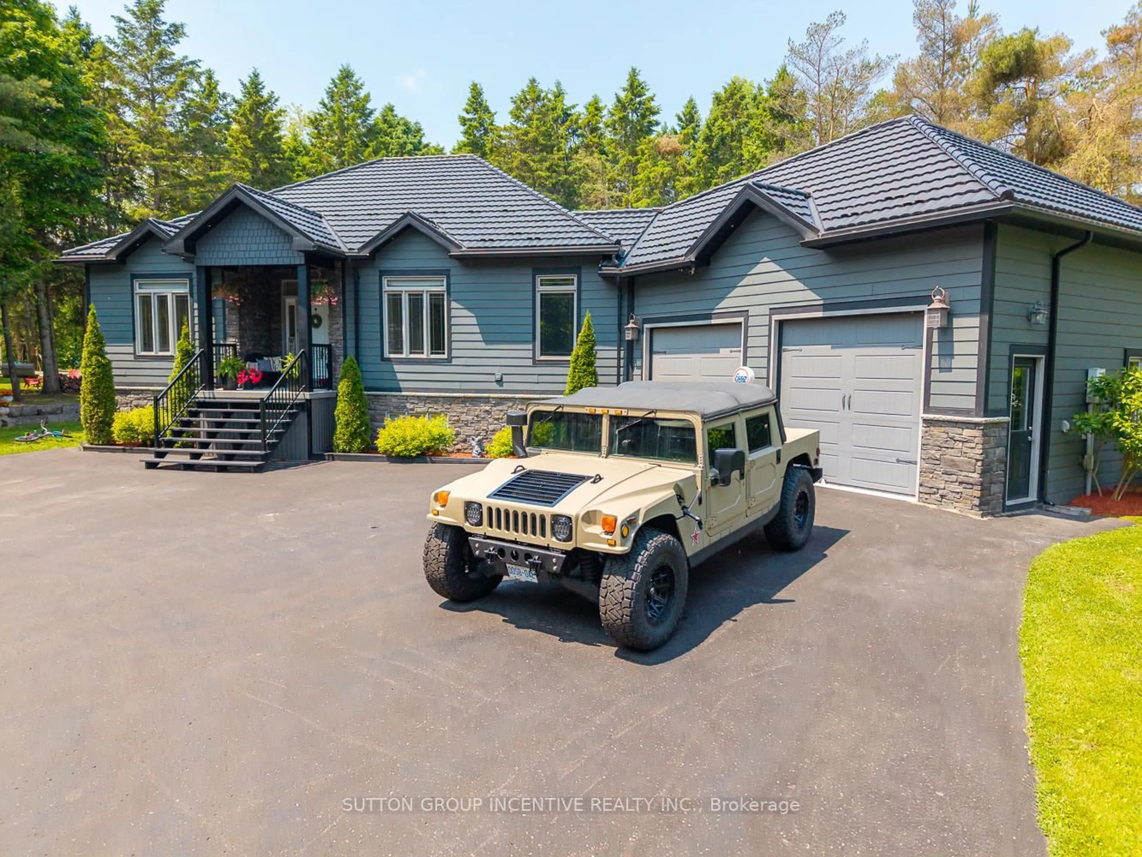 Home with vinyl exterior material, street for 7070 93 Highway, Tiny Ontario L0K 2E0