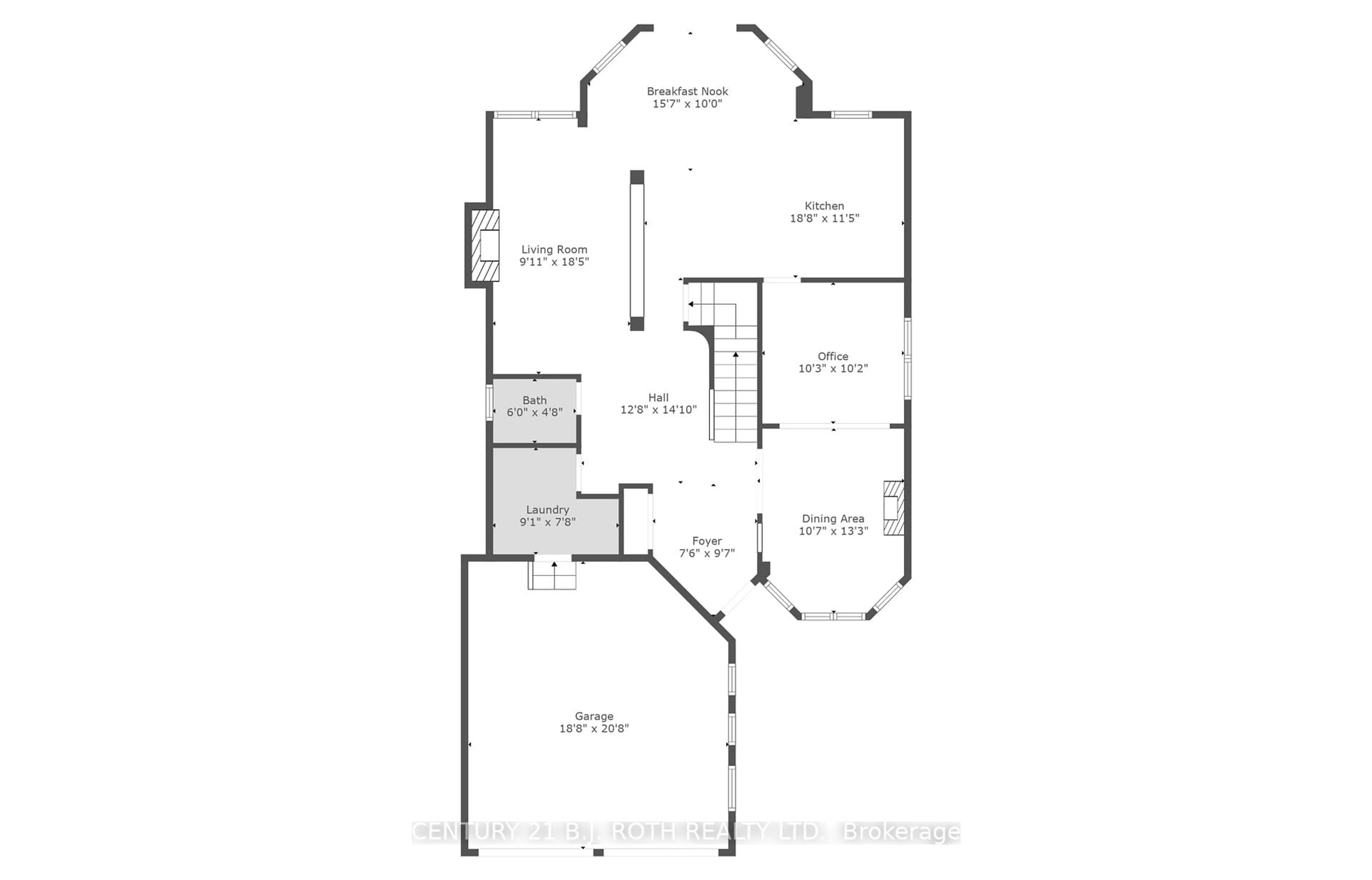 Floor plan for 94 PENVILL Tr, Barrie Ontario L4N 5S3