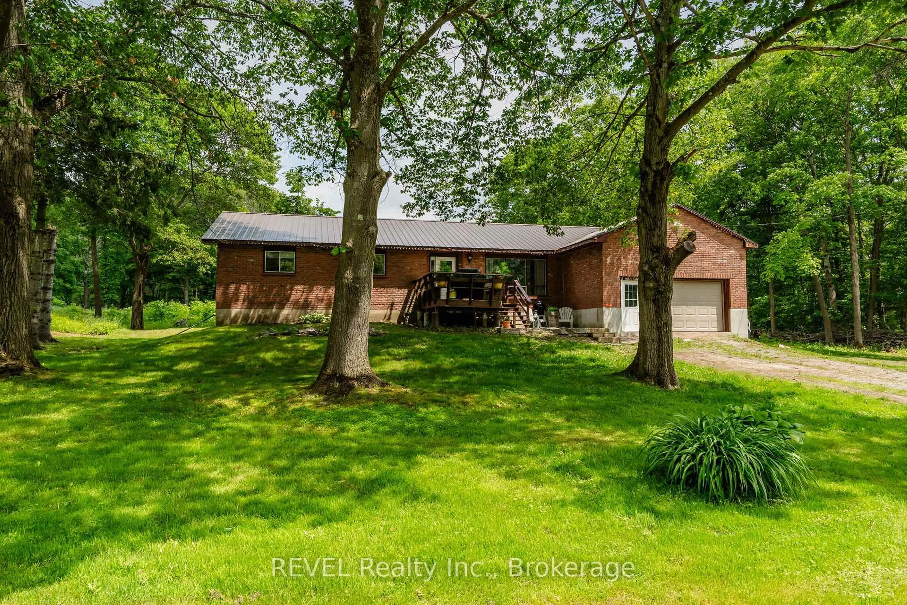 A pic from outside/outdoor area/front of a property/back of a property/a pic from drone, water/lake/river/ocean view for 1515 Lovering Line, Severn Ontario L0K 1E0