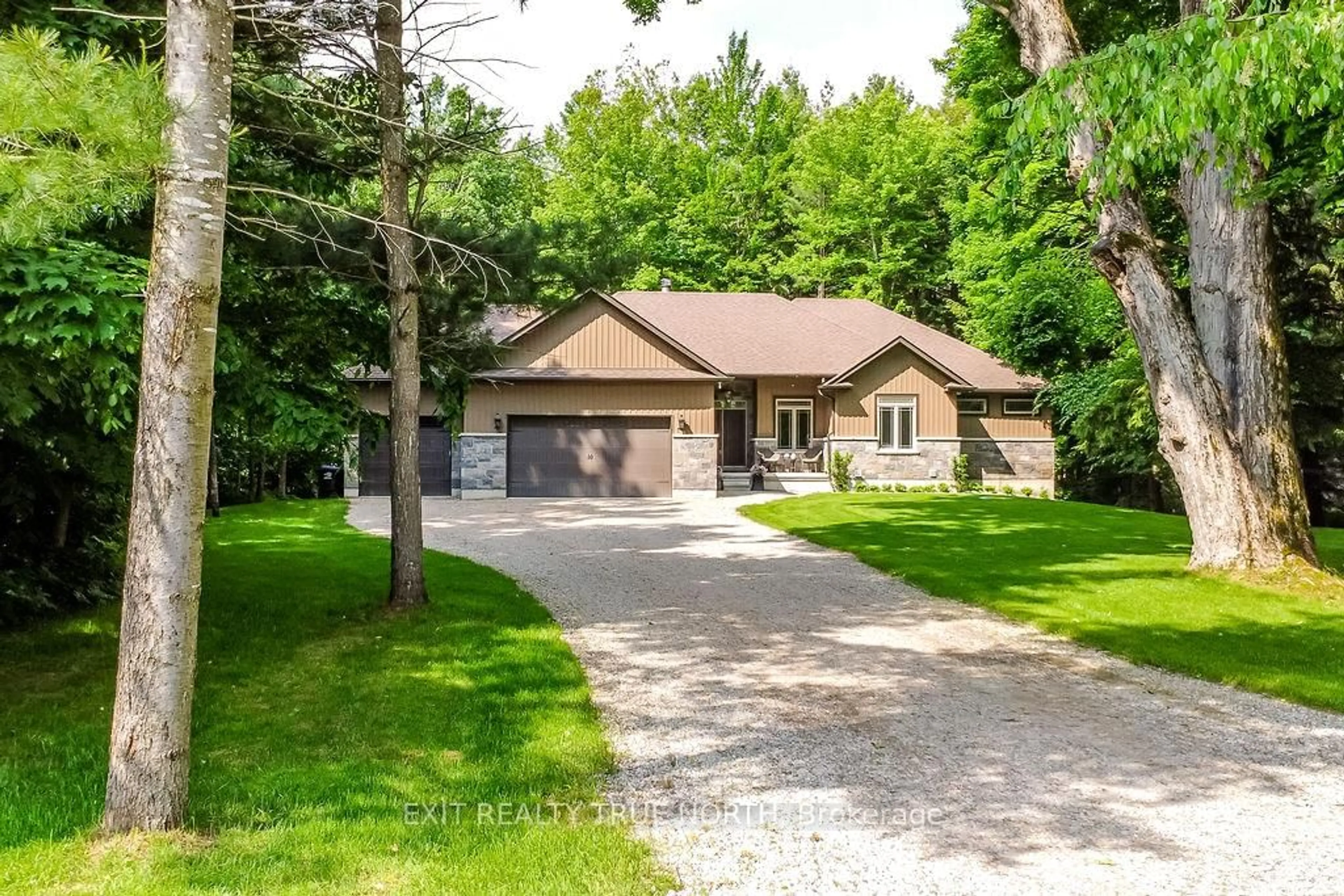 A pic from outside/outdoor area/front of a property/back of a property/a pic from drone, street for 22 Marni Lane, Springwater Ontario L0L 2K0