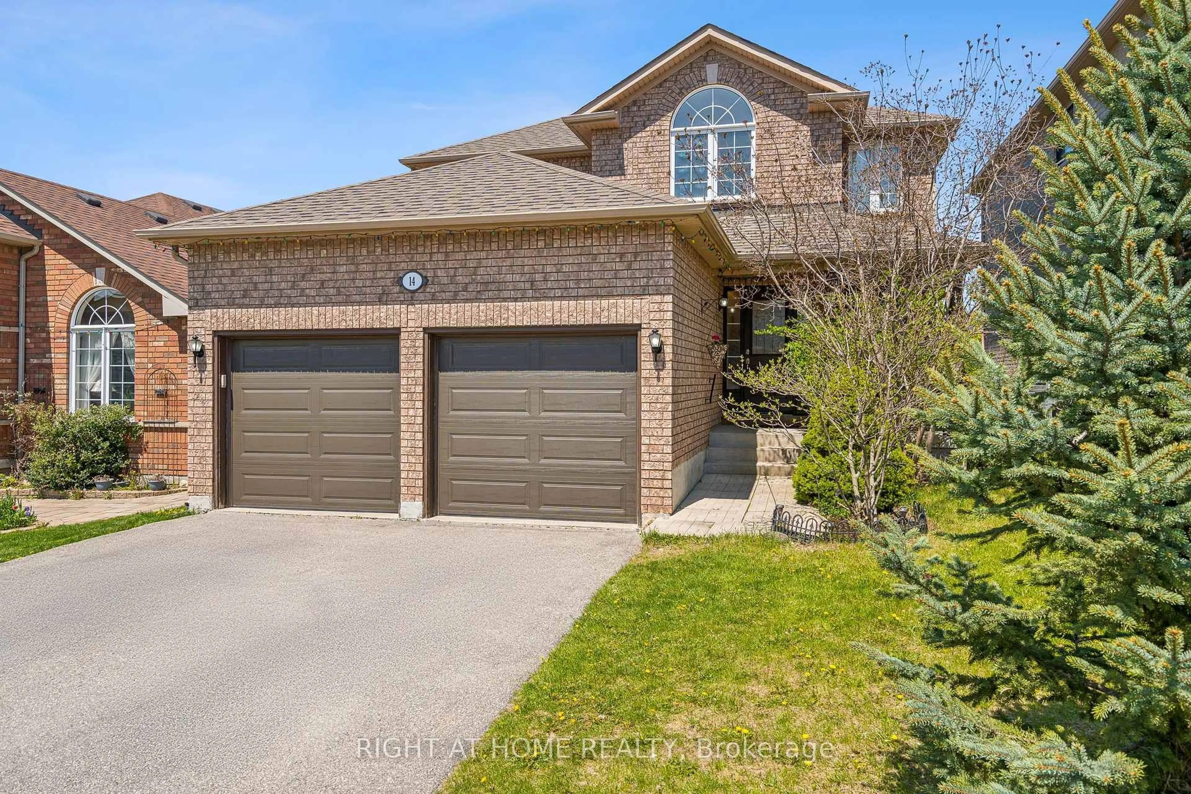 Home with brick exterior material, street for 14 Prince Of Wales Dr, Barrie Ontario L4N 0T5