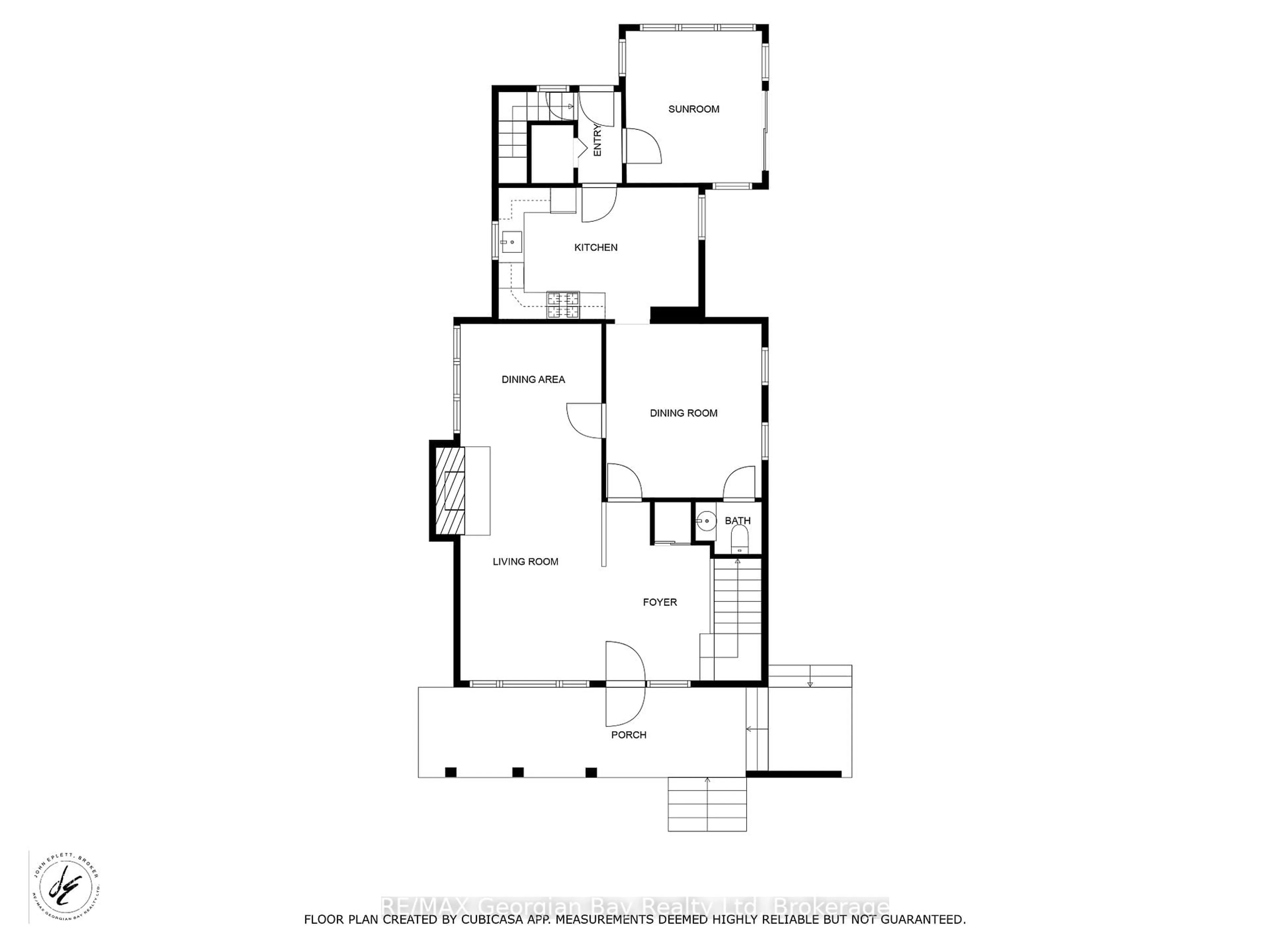 Floor plan for 525 Yonge St, Midland Ontario L4R 2T6