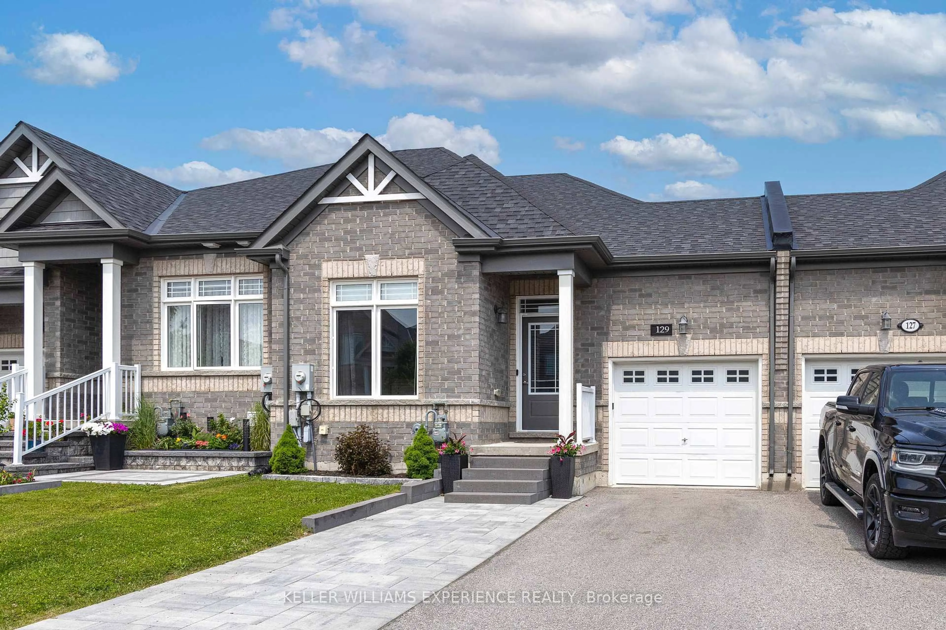 Home with brick exterior material, street for 129 ISABELLA Dr, Orillia Ontario L3V 6H2