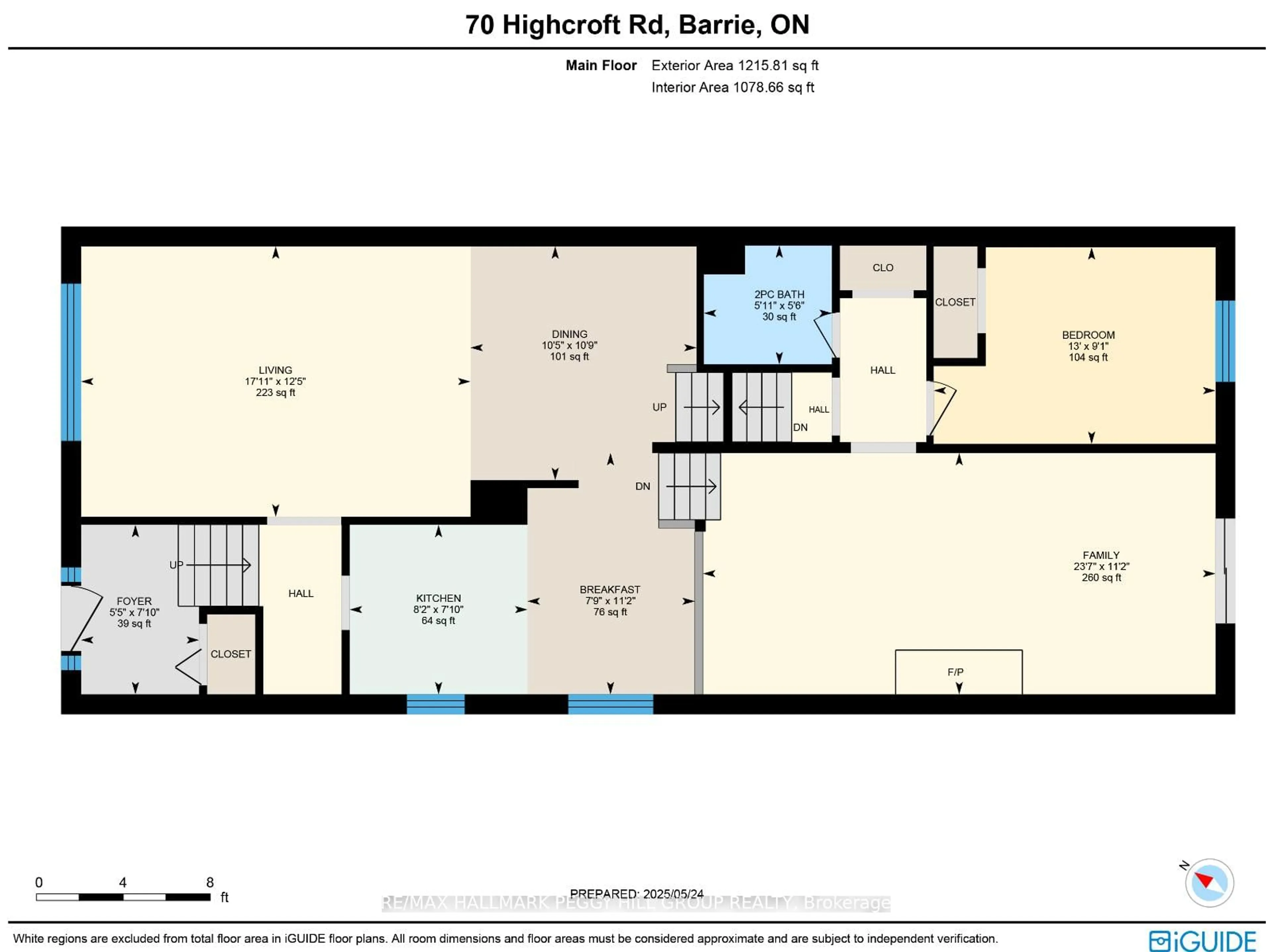 Floor plan for 70 Highcroft Rd, Barrie Ontario L4N 2X7