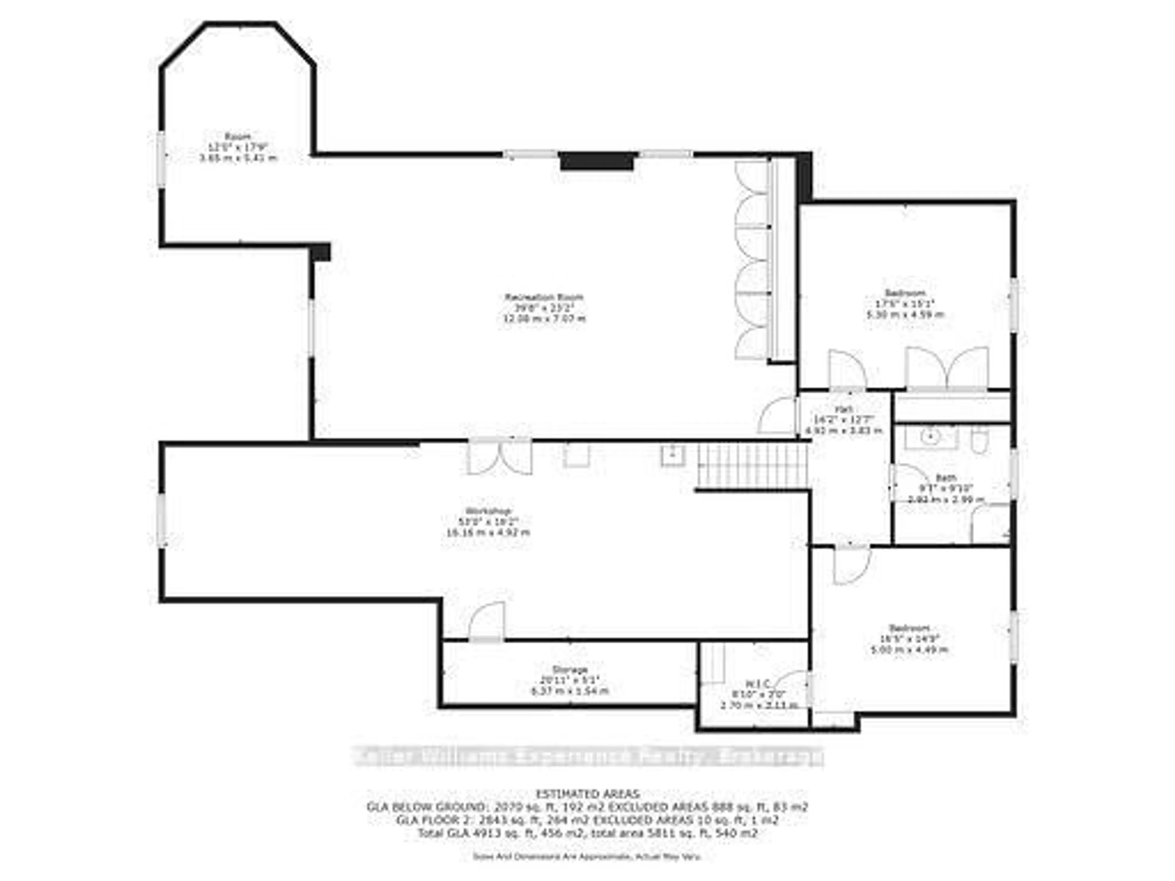 Floor plan for 4043 Jilem Crt, Severn Ontario L3V 0E8