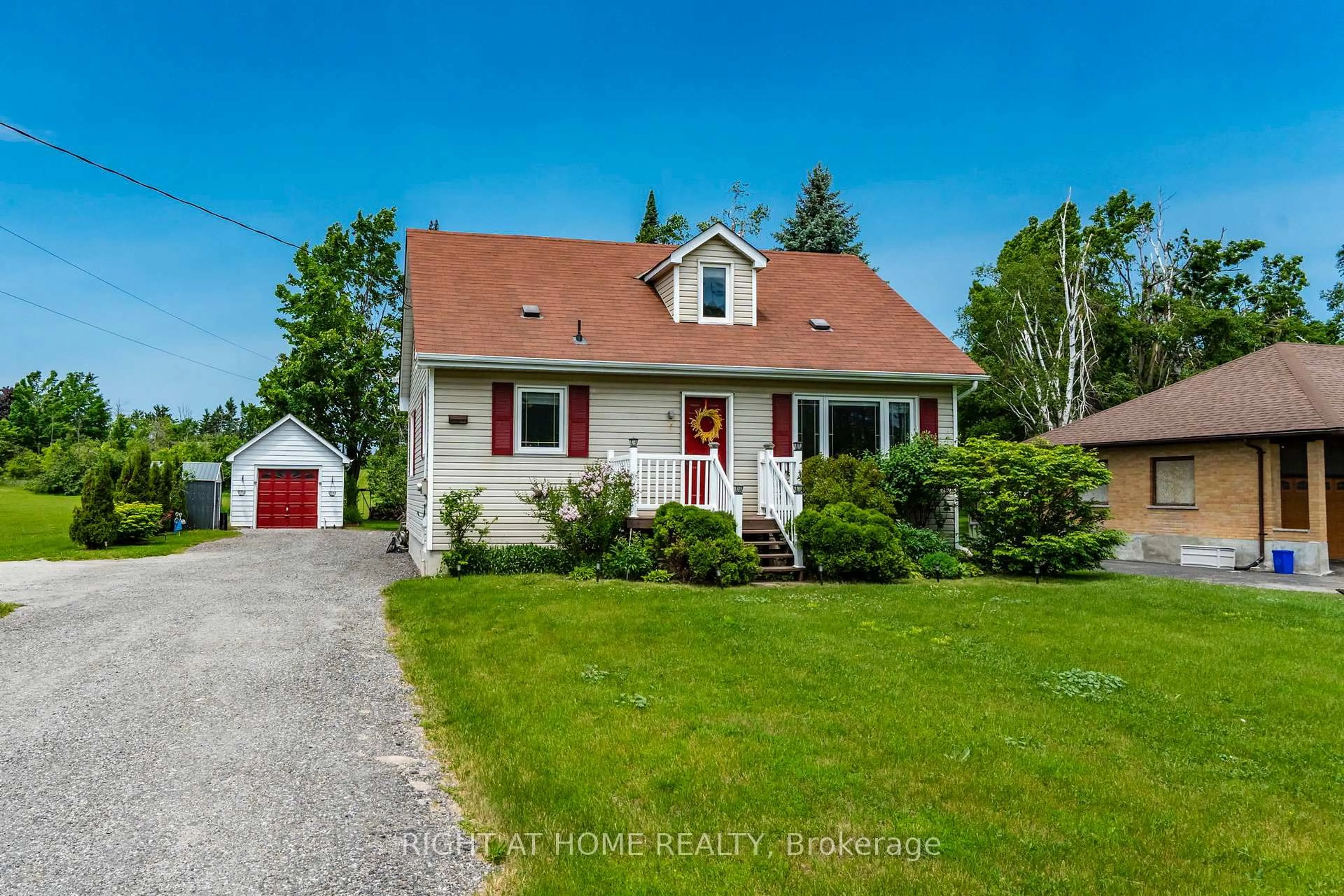 A pic from outside/outdoor area/front of a property/back of a property/a pic from drone, street for 2290 Highway 11 South Highway, Oro-Medonte Ontario L0L 2L0