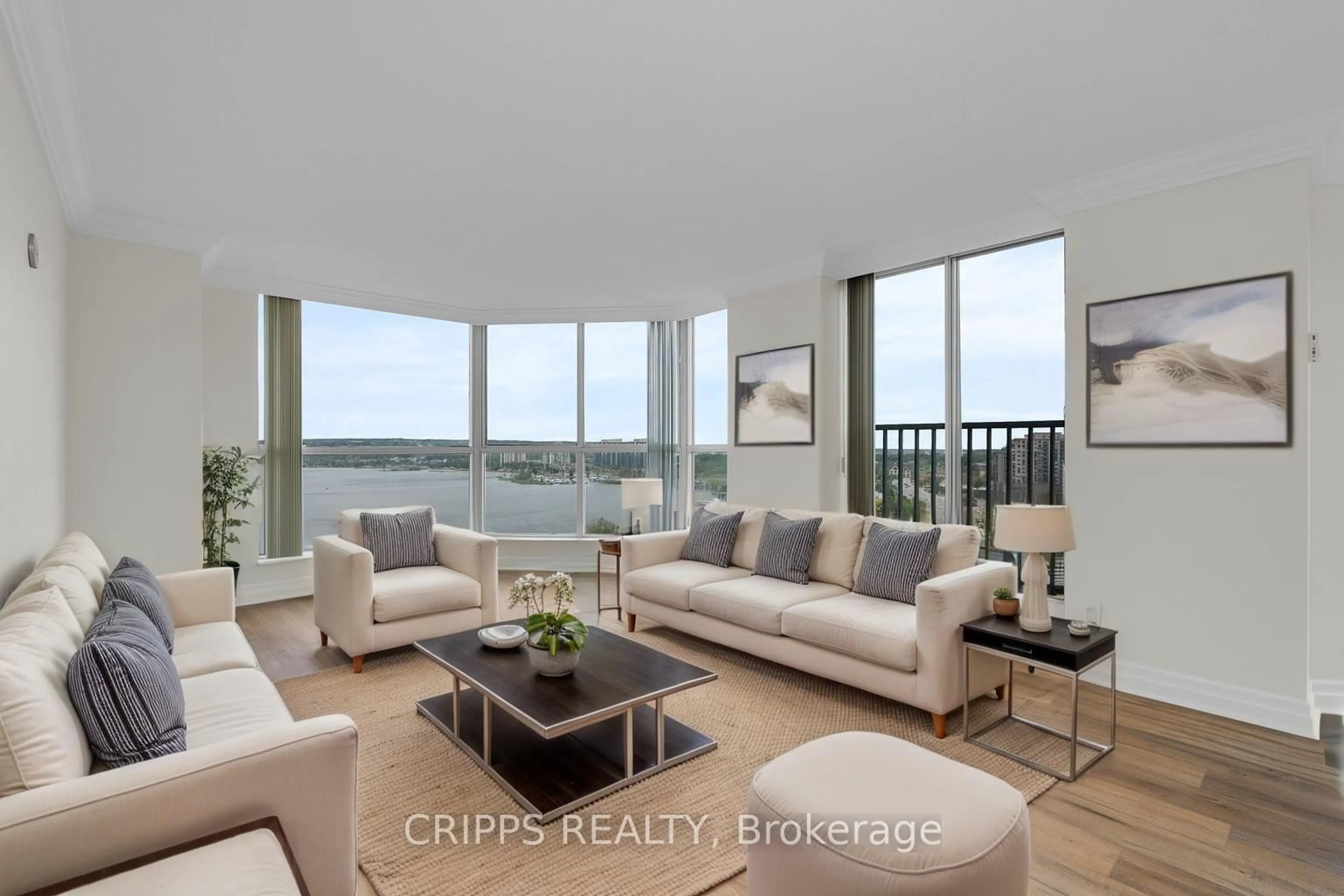 Living room with furniture, unknown for 150 Dunlop St #1206, Barrie Ontario L4M 6H1