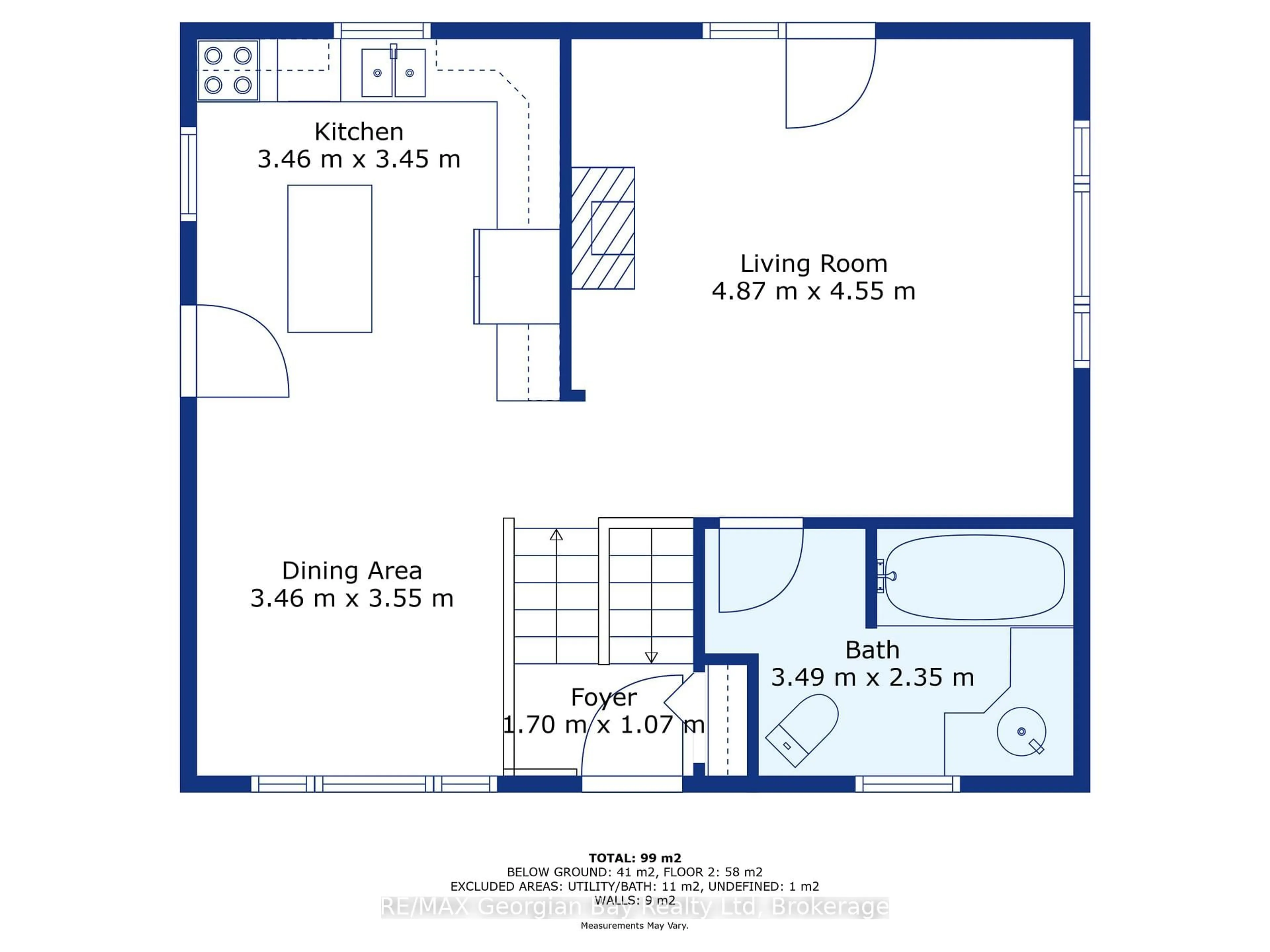 Floor plan for 8 ROBIN Crt, Tiny Ontario L9M 0B9