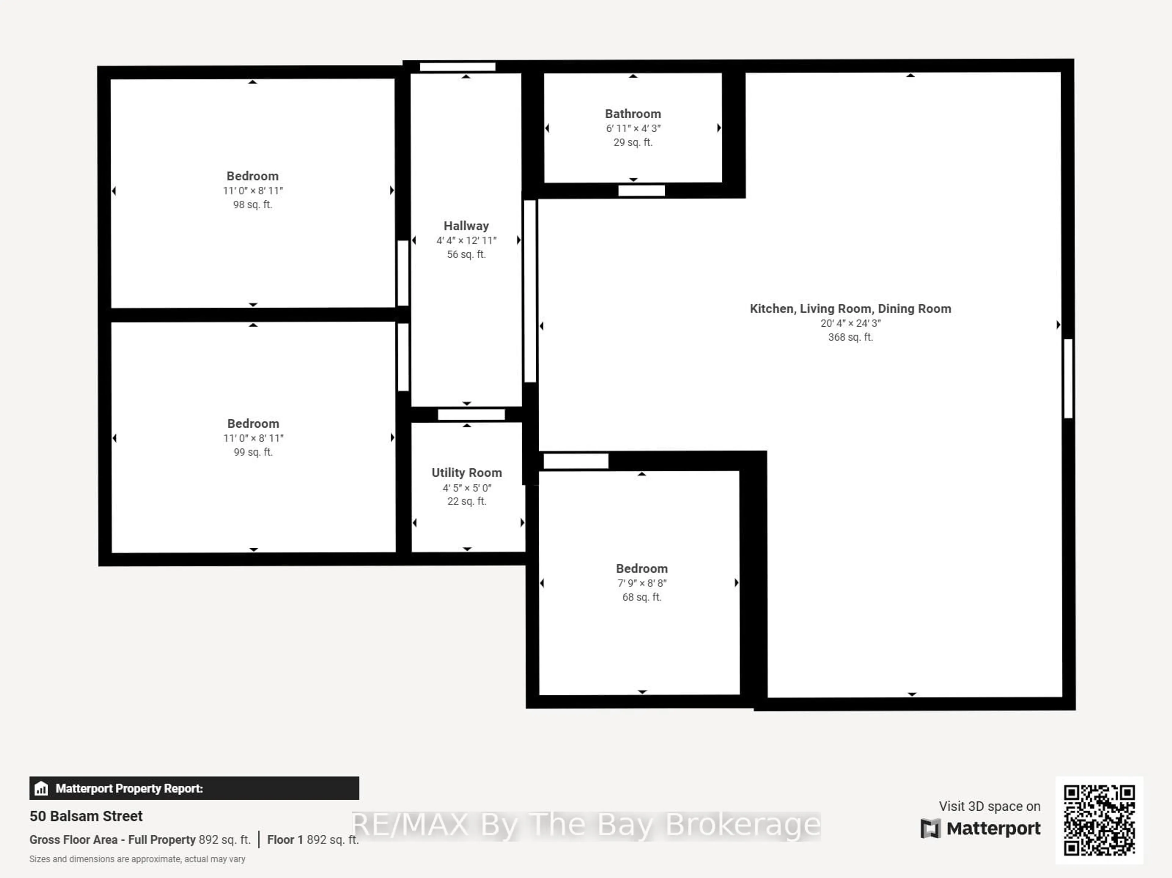 Floor plan for 50 Balsam St, Tiny Ontario L0L 1P1