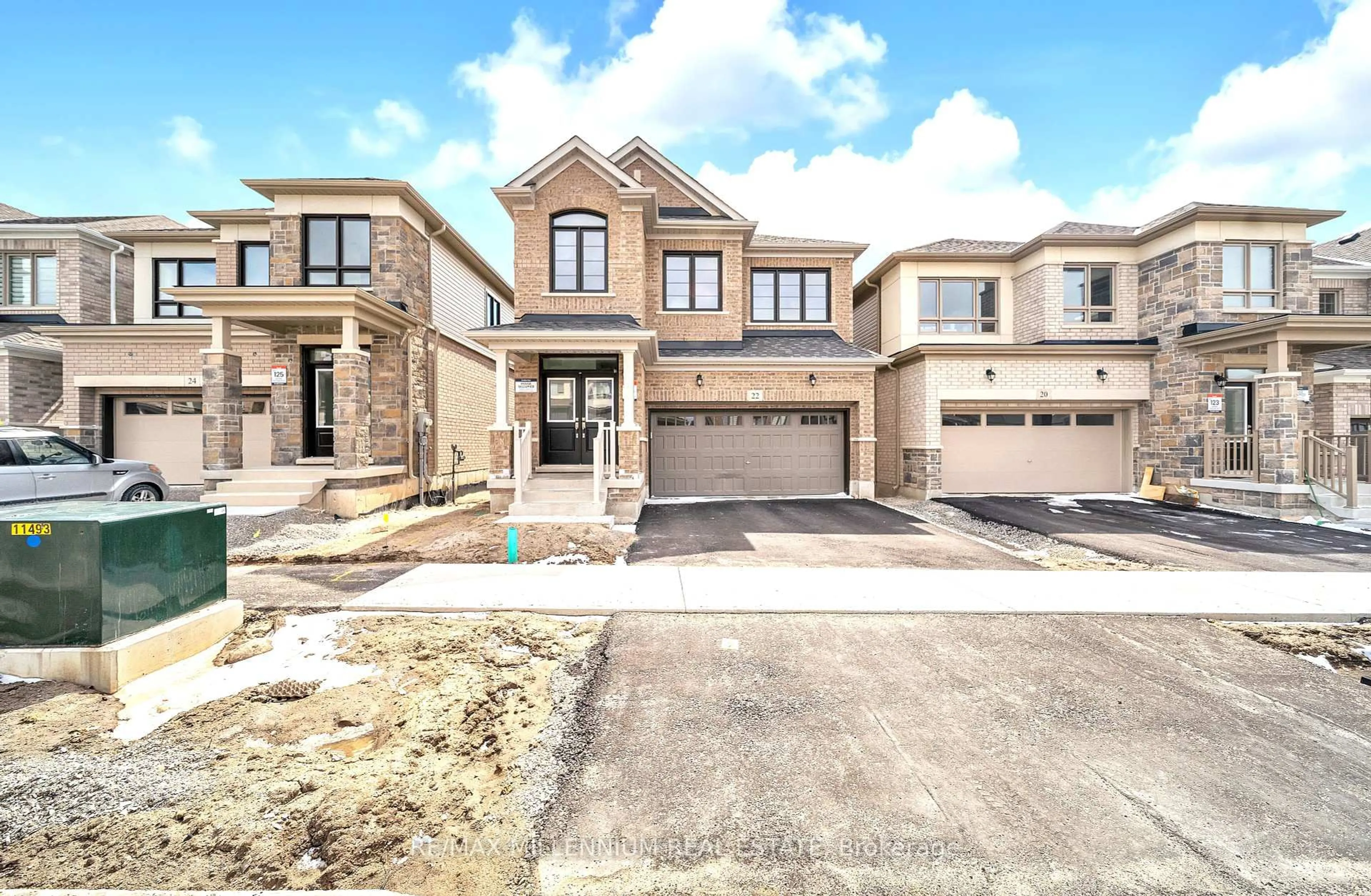 Home with brick exterior material, street for 22 Phoenix Blvd, Barrie Ontario L9J 0P7