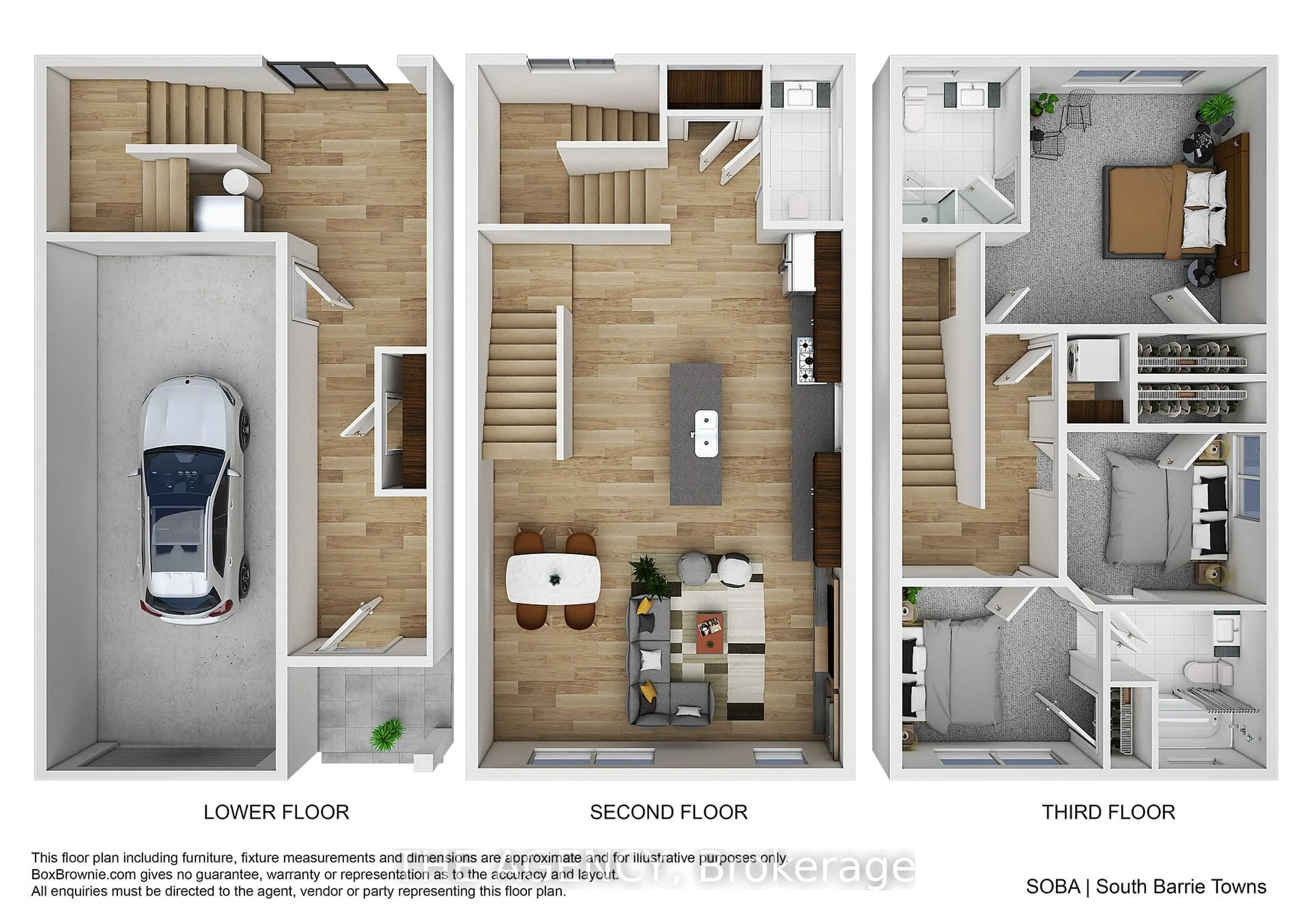 Floor plan for 13 JASPER Lane, Barrie Ontario L4N 3W2