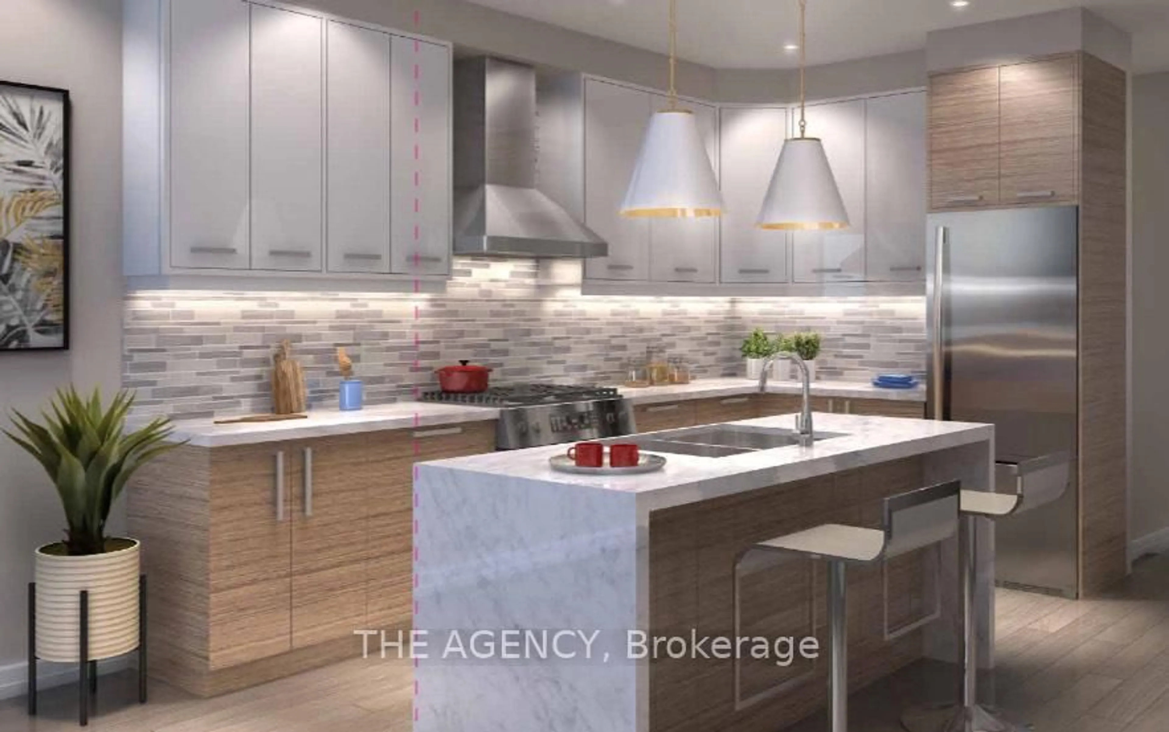 Contemporary kitchen, ceramic/tile floor for 20 JASPER Lane, Barrie Ontario L4N 3V1