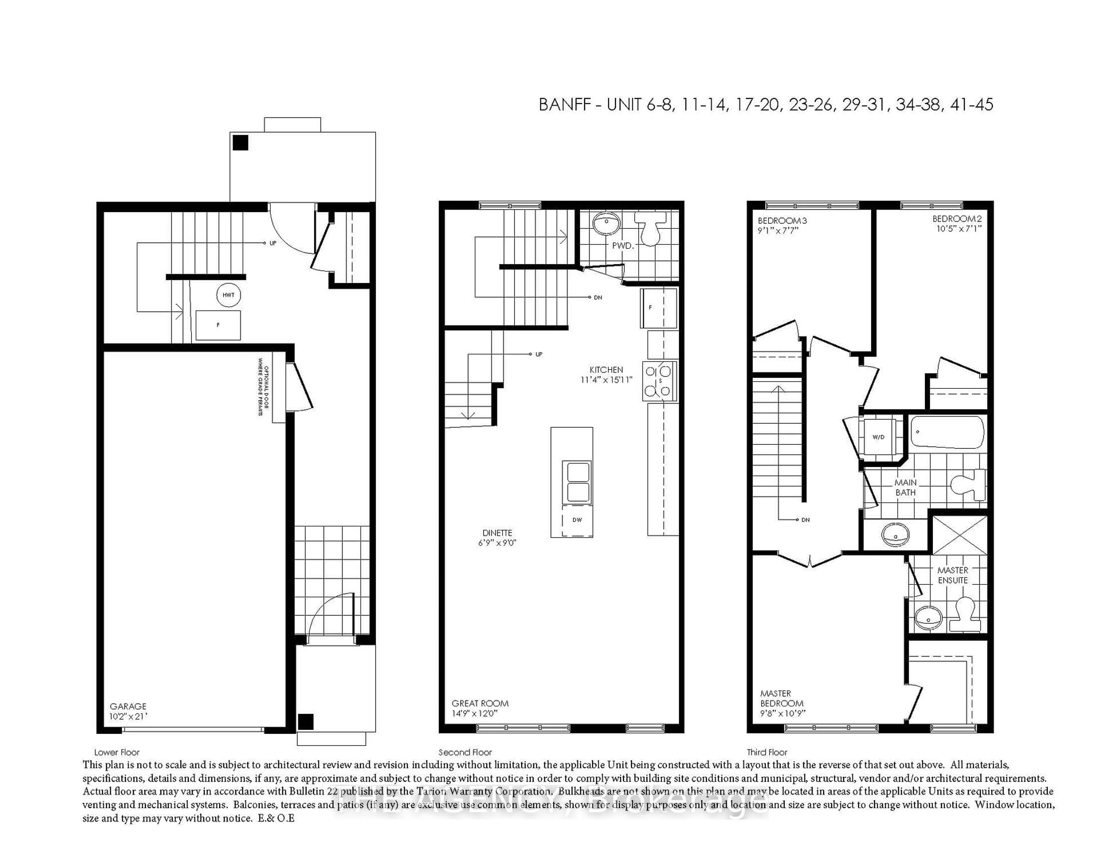 Floor plan for 7 SWANSON Lane, Barrie Ontario L4W 3W2