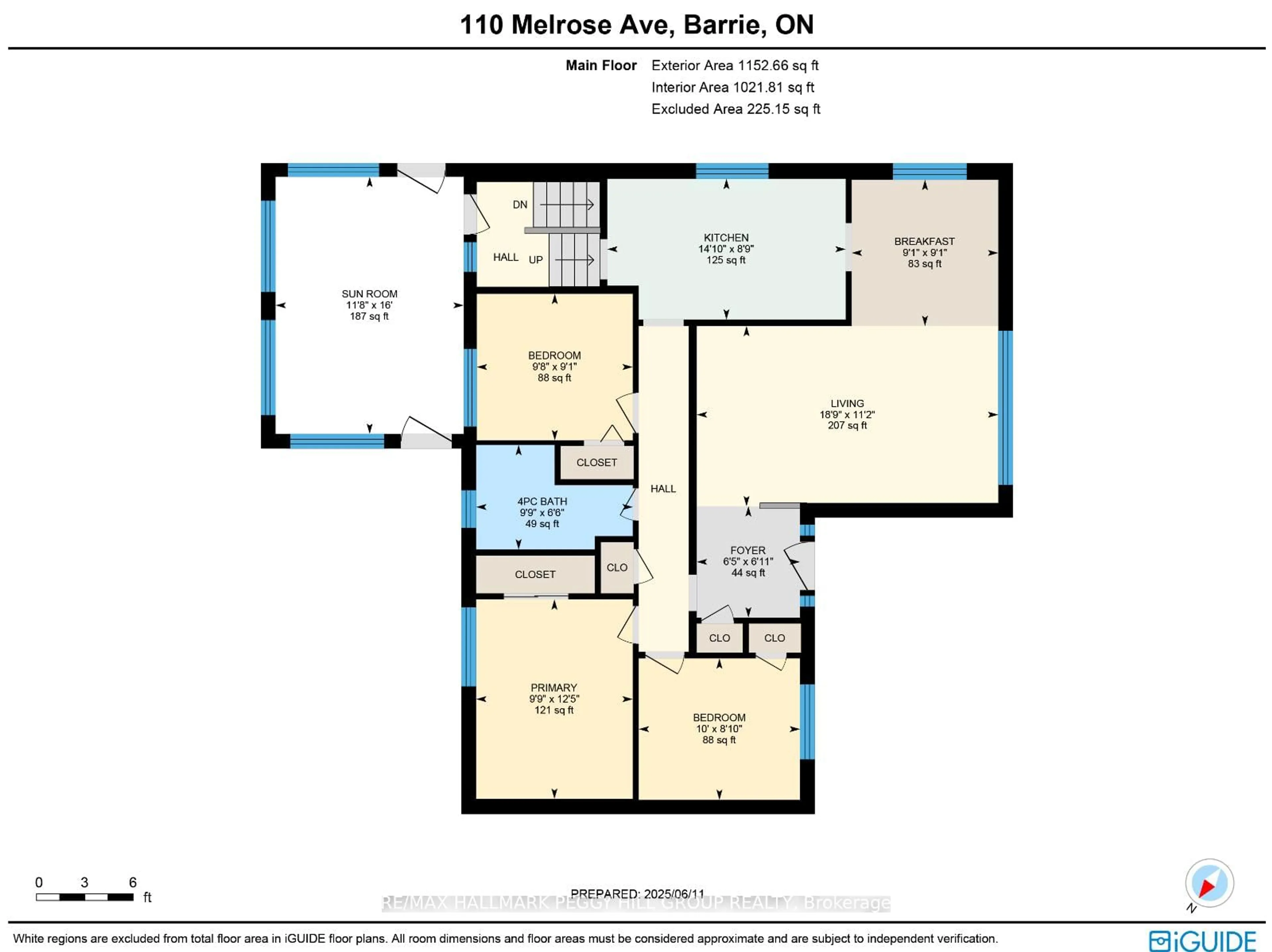 Floor plan for 110 Melrose Ave, Barrie Ontario L4M 2B3