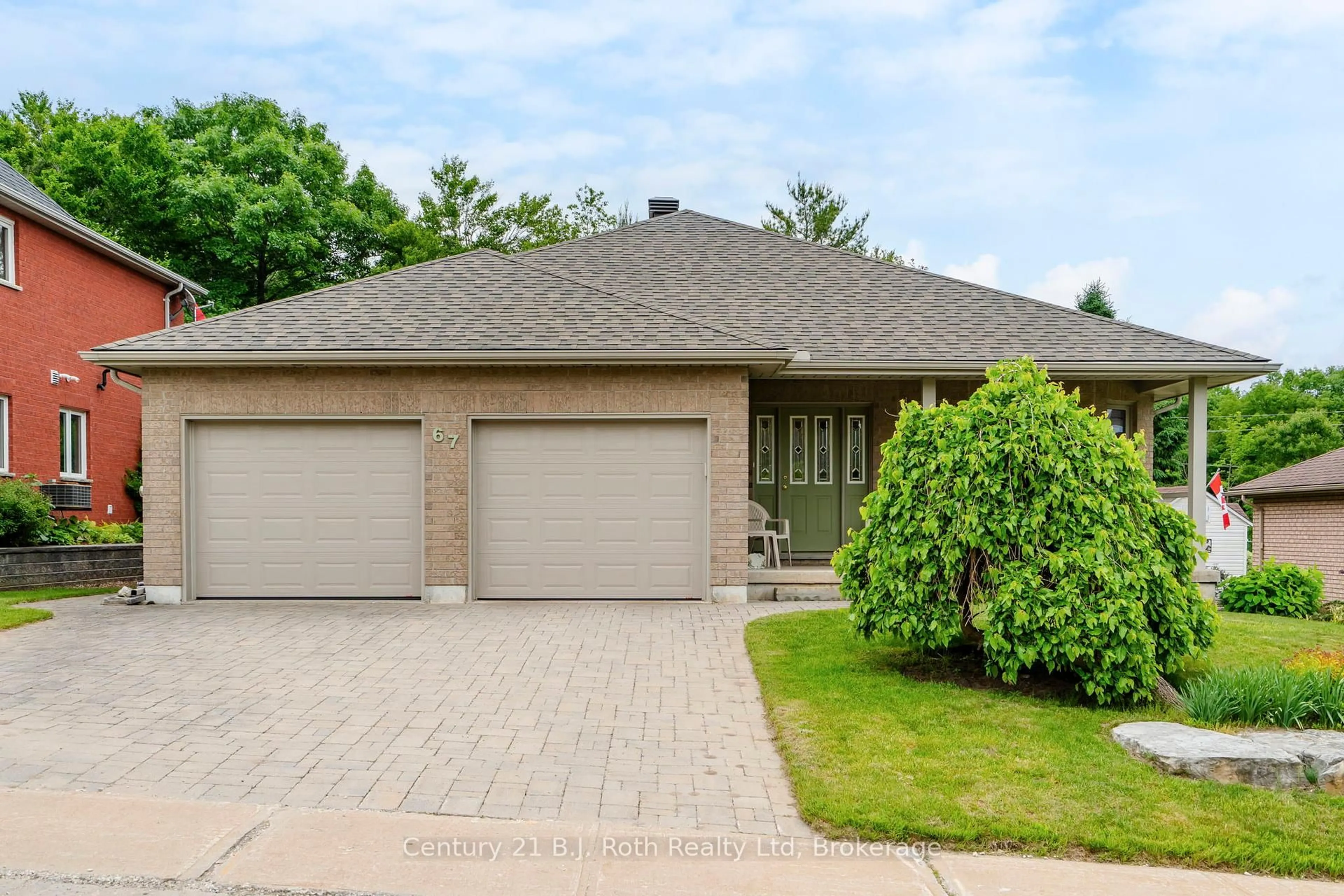 Home with brick exterior material, street for 67 James St, Penetanguishene Ontario L9M 2H8
