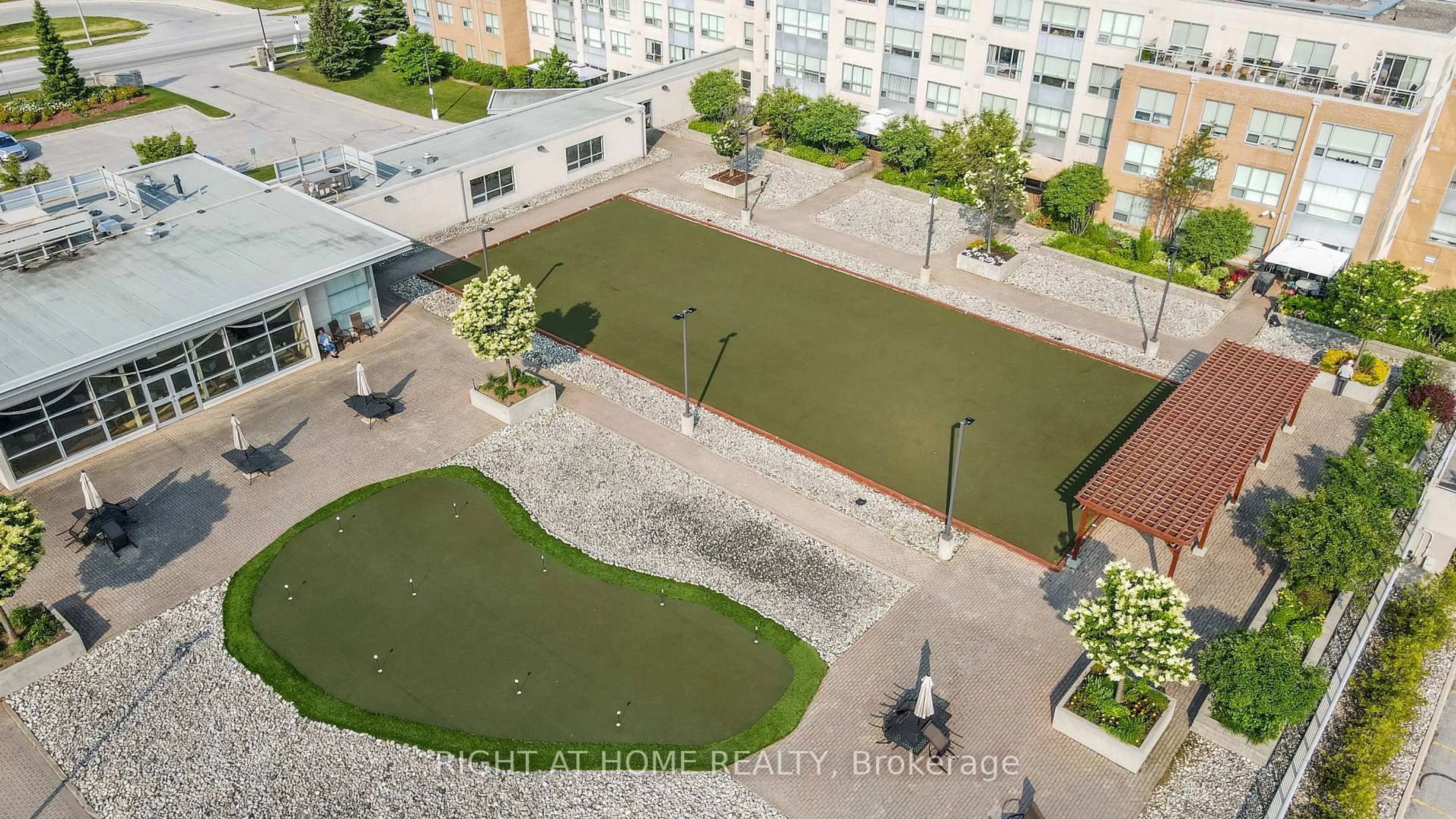 A pic from outside/outdoor area/front of a property/back of a property/a pic from drone, city buildings view from balcony for 94 Dean Ave #507, Barrie Ontario L4N 0M3