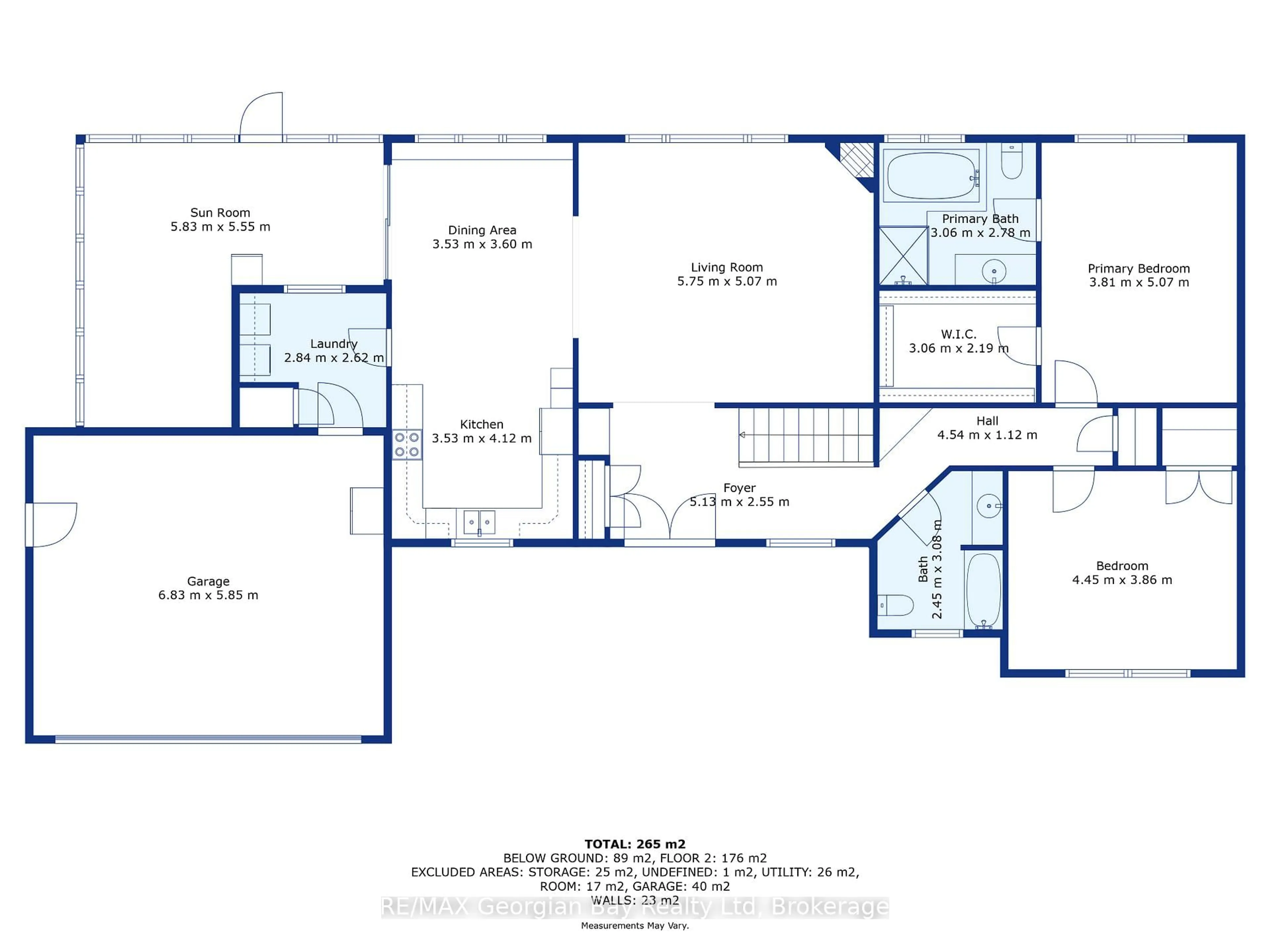 Floor plan for 25 STERLING Dr, Tiny Ontario L0L 2T0