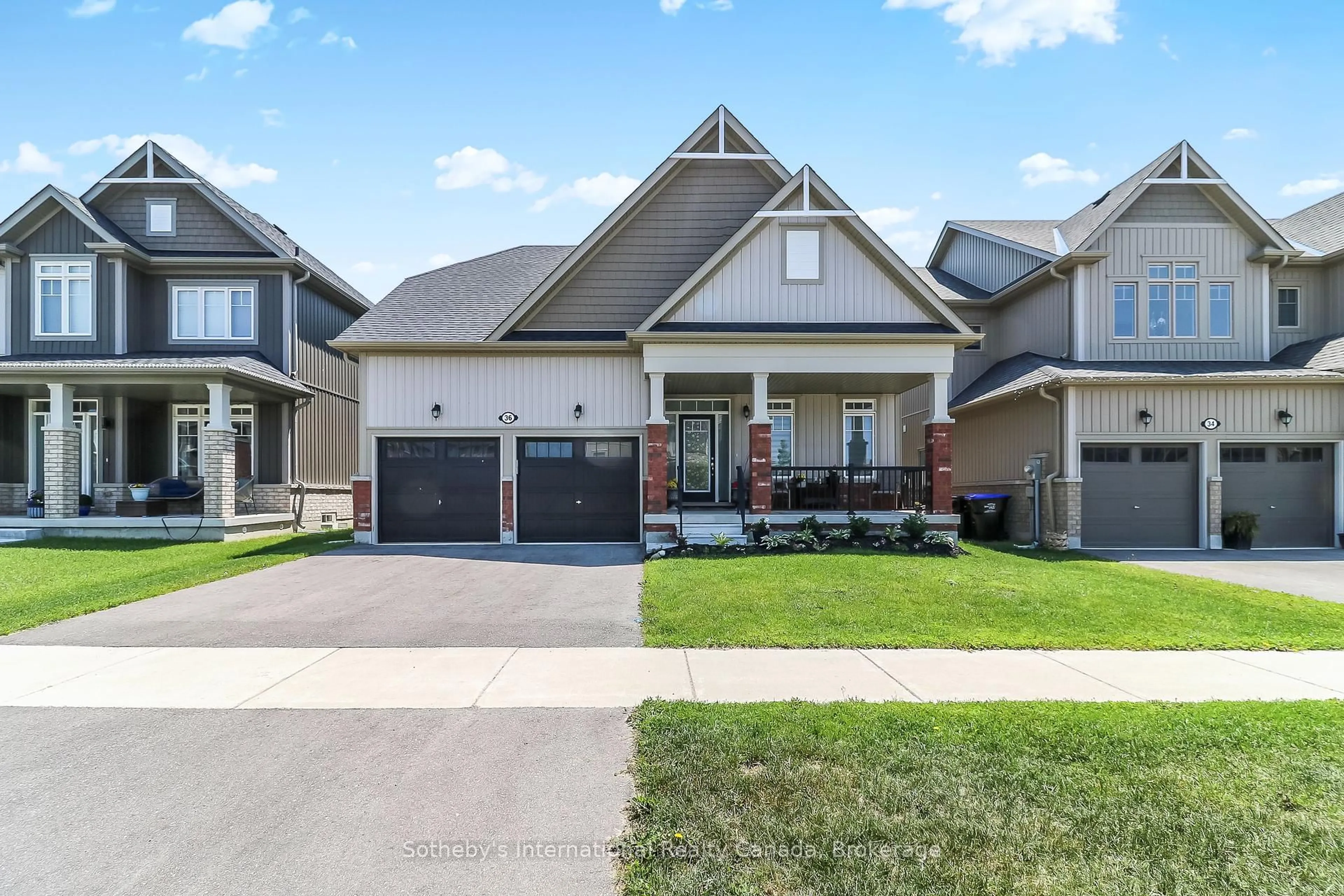 Home with brick exterior material, street for 36 KIRBY Ave, Collingwood Ontario L9Y 3W8