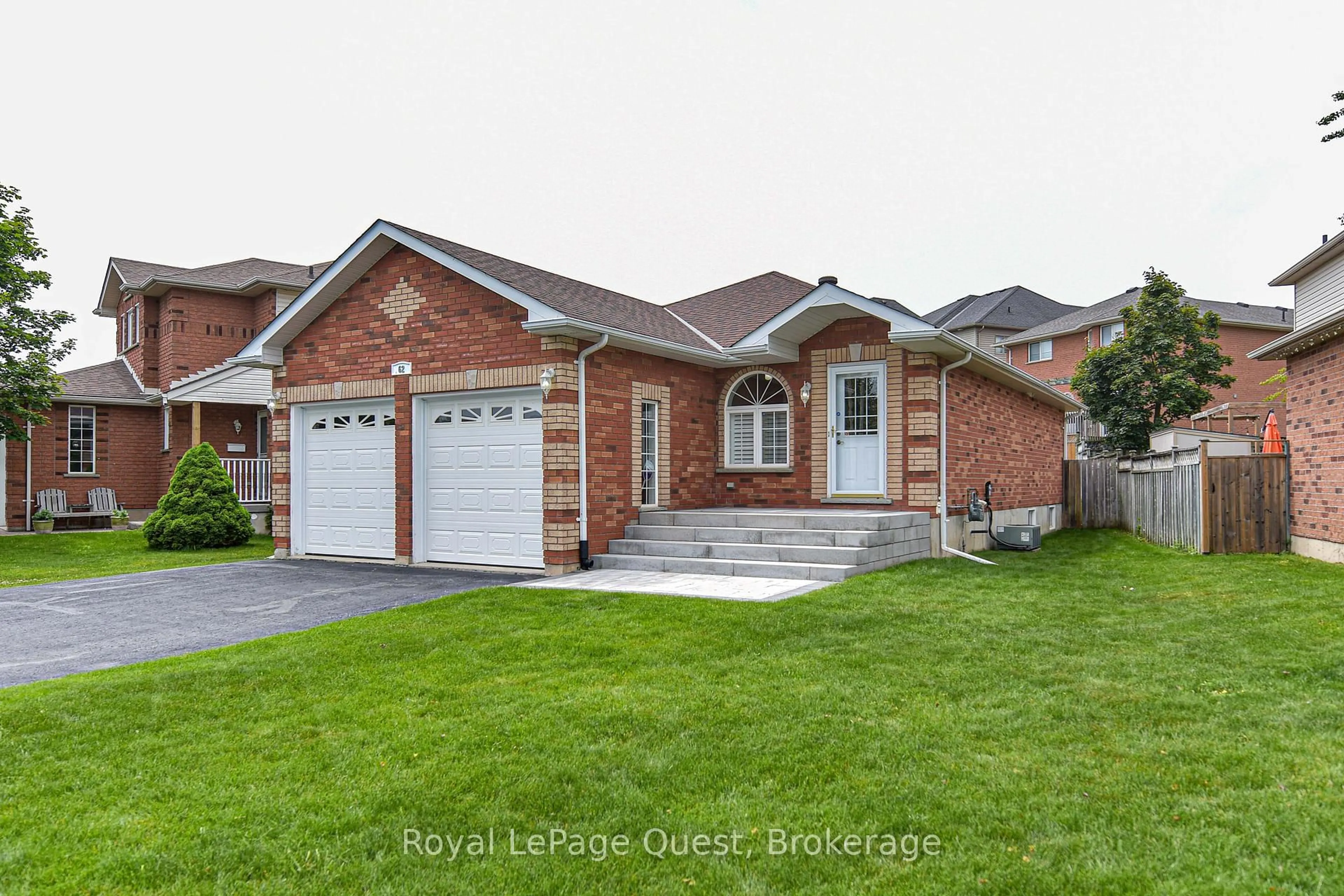 Home with brick exterior material, street for 62 Vanessa Dr, Orillia Ontario L3V 7X2