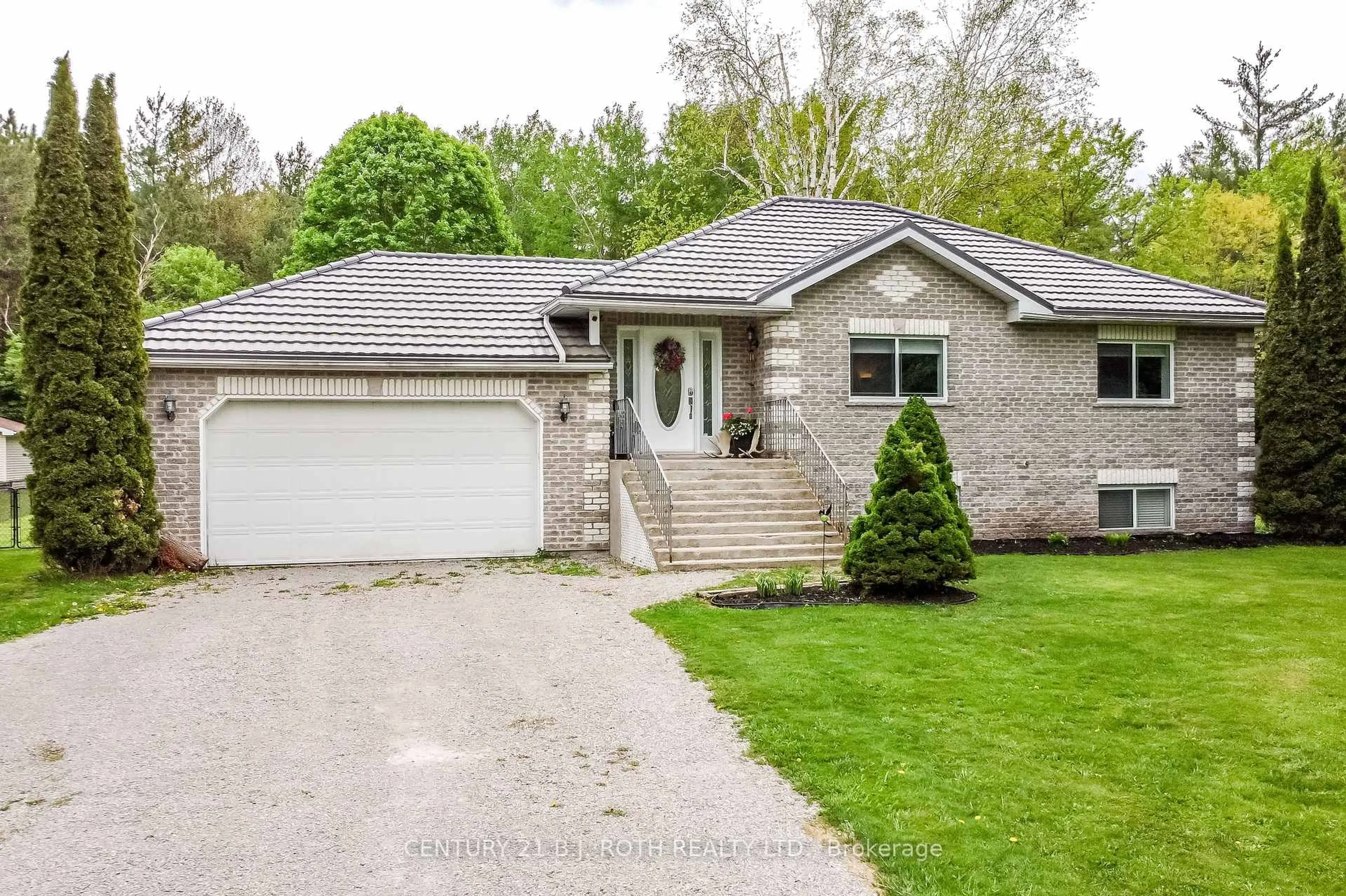 Home with brick exterior material, street for 6083 Vasey Rd, Springwater Ontario L0L 1P0