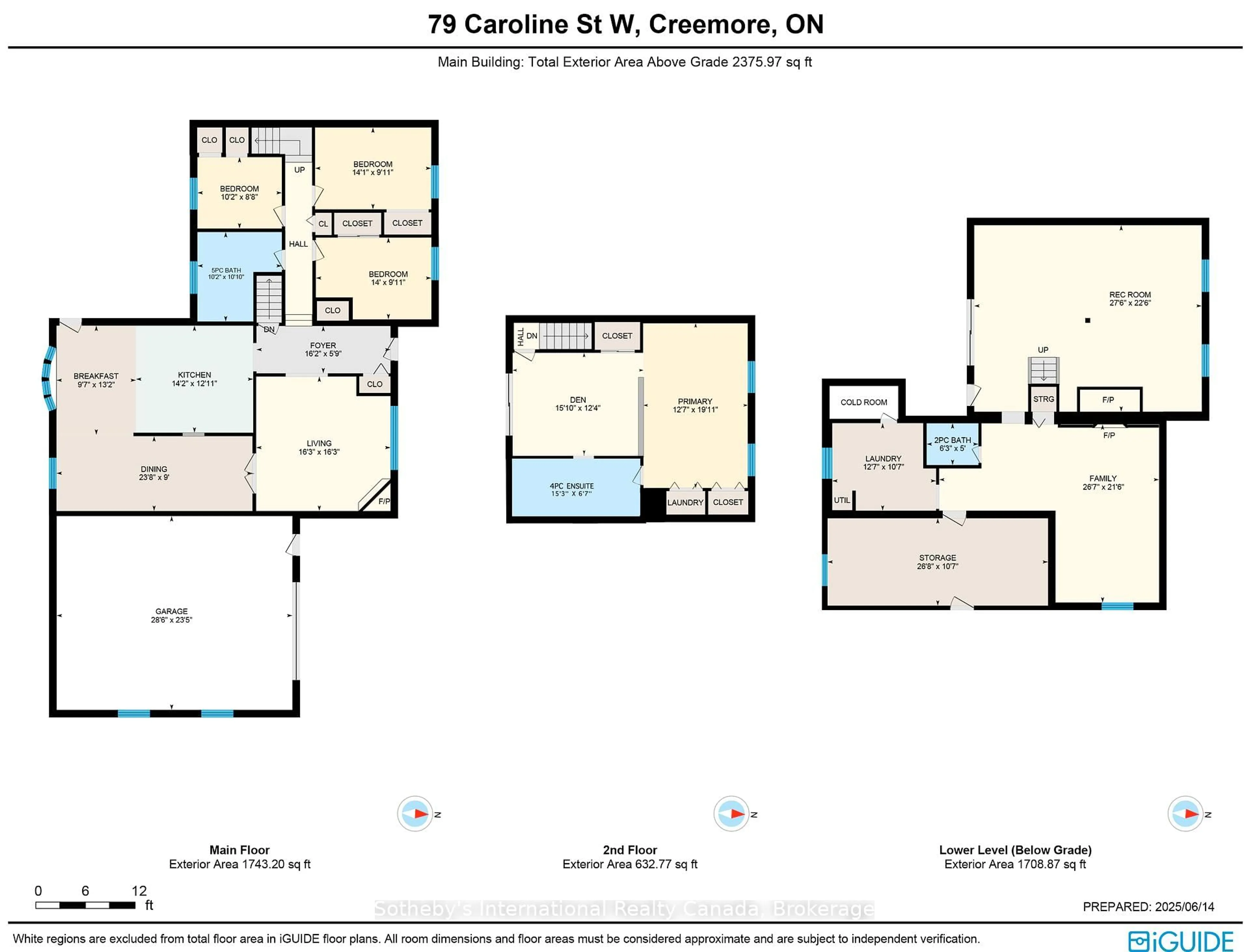 Floor plan for 79 Caroline St, Clearview Ontario L0M 1G0