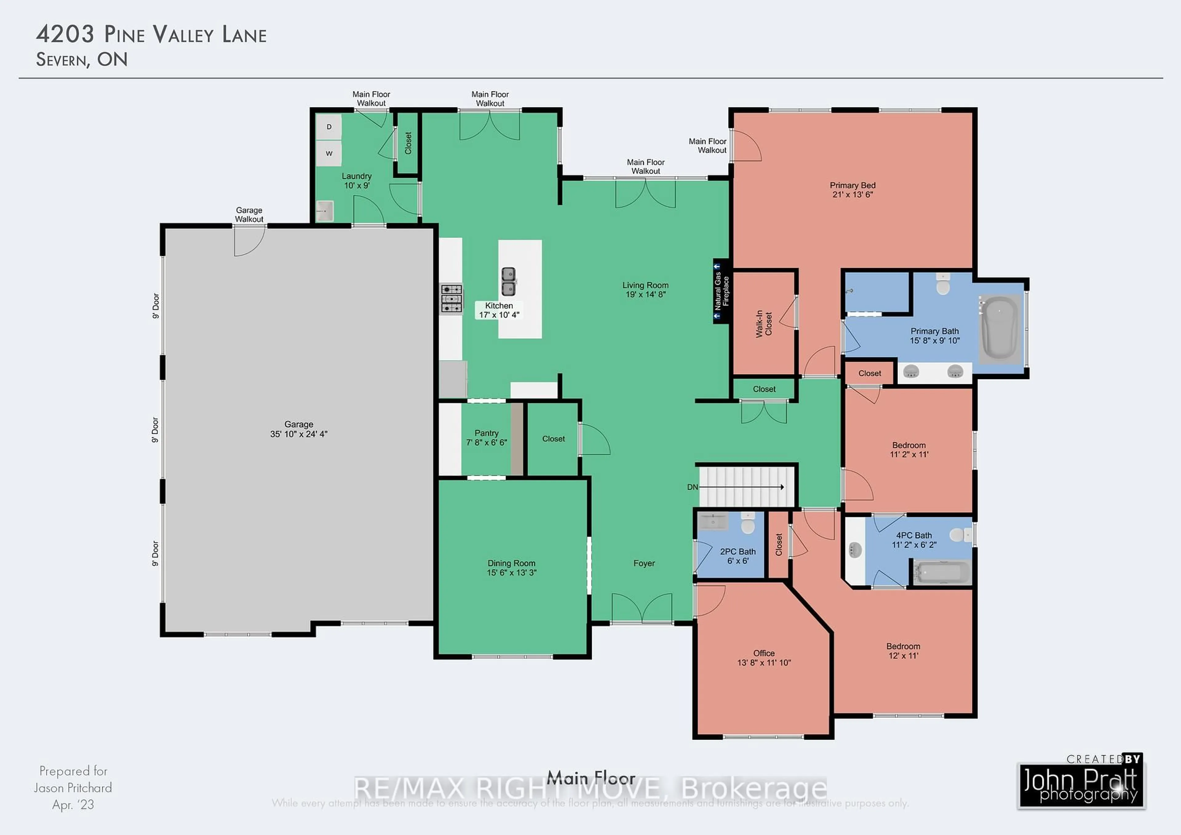 Floor plan for 4203 Pine Valley Lane, Severn Ontario L3V 6H2