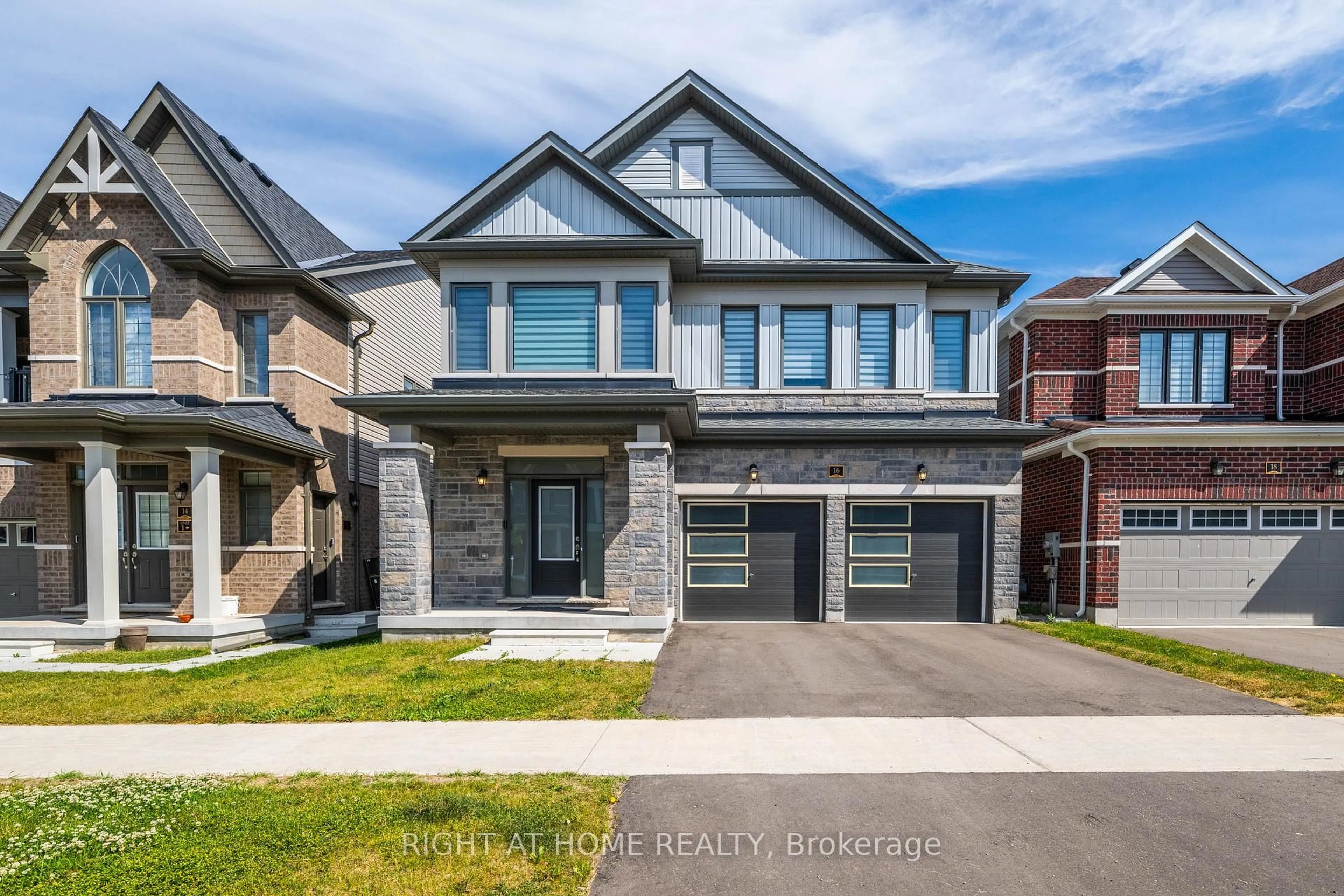 Home with brick exterior material, street for 16 Valleybrook Rd, Barrie Ontario L9J 0L6