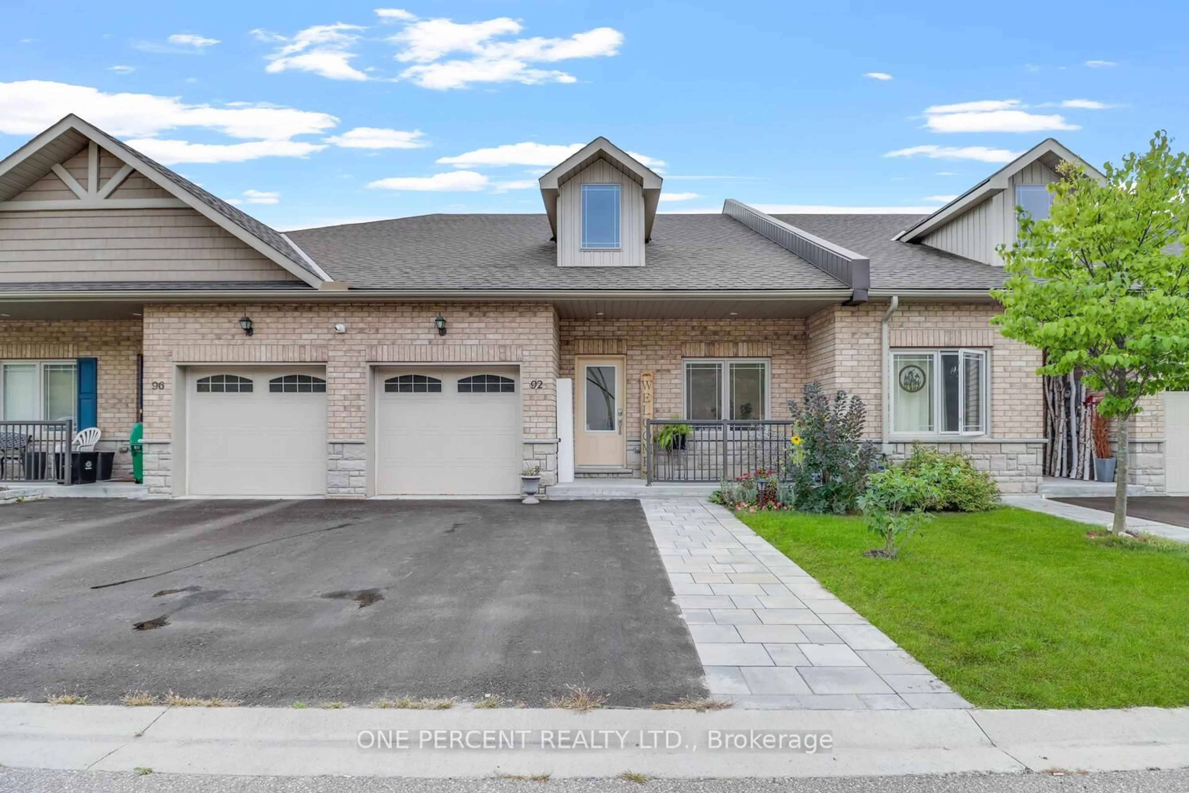 Home with brick exterior material, street for 92 Lily Dr, Orillia Ontario L3V 7A8