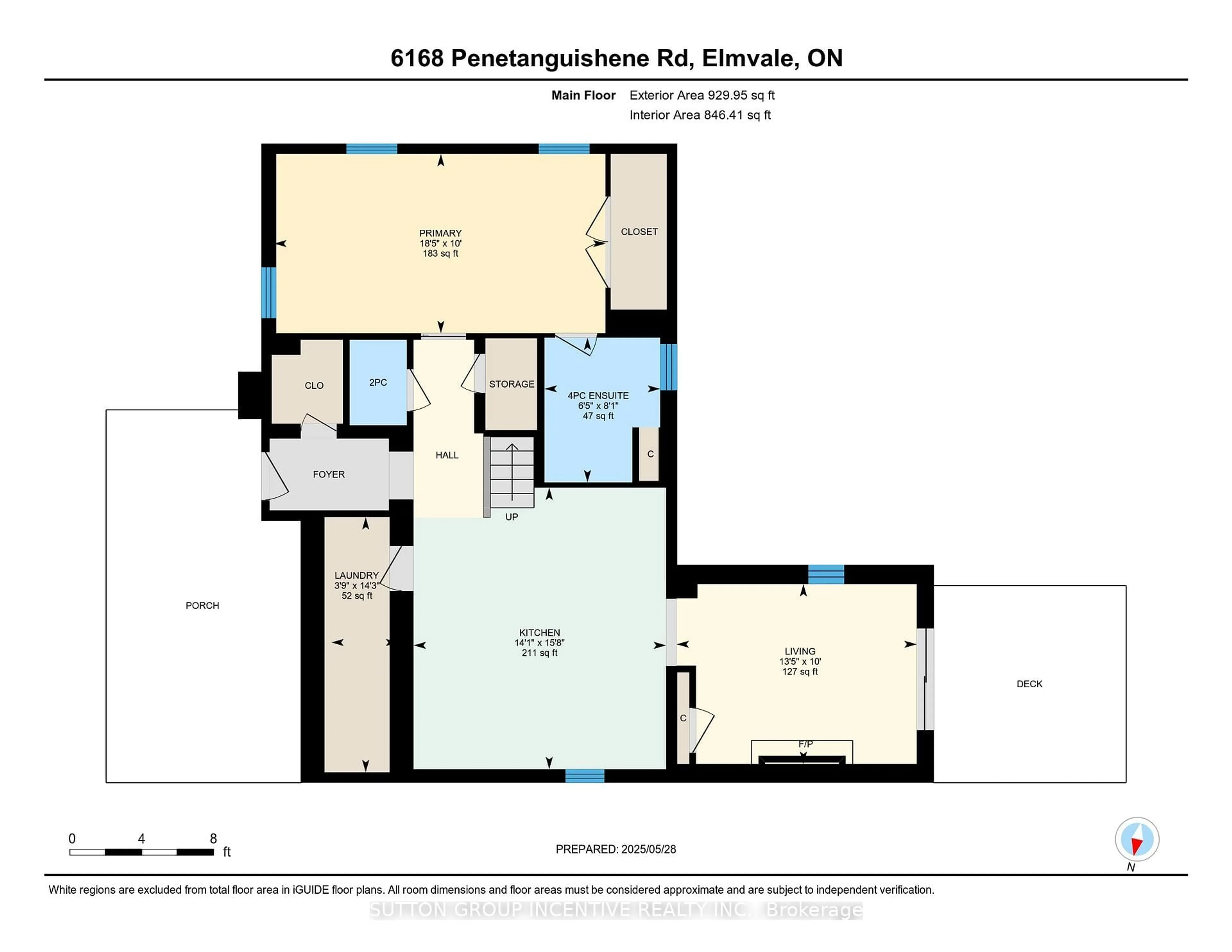 Floor plan for 6168 Penetanguishene Rd, Springwater Ontario L0L 1P0