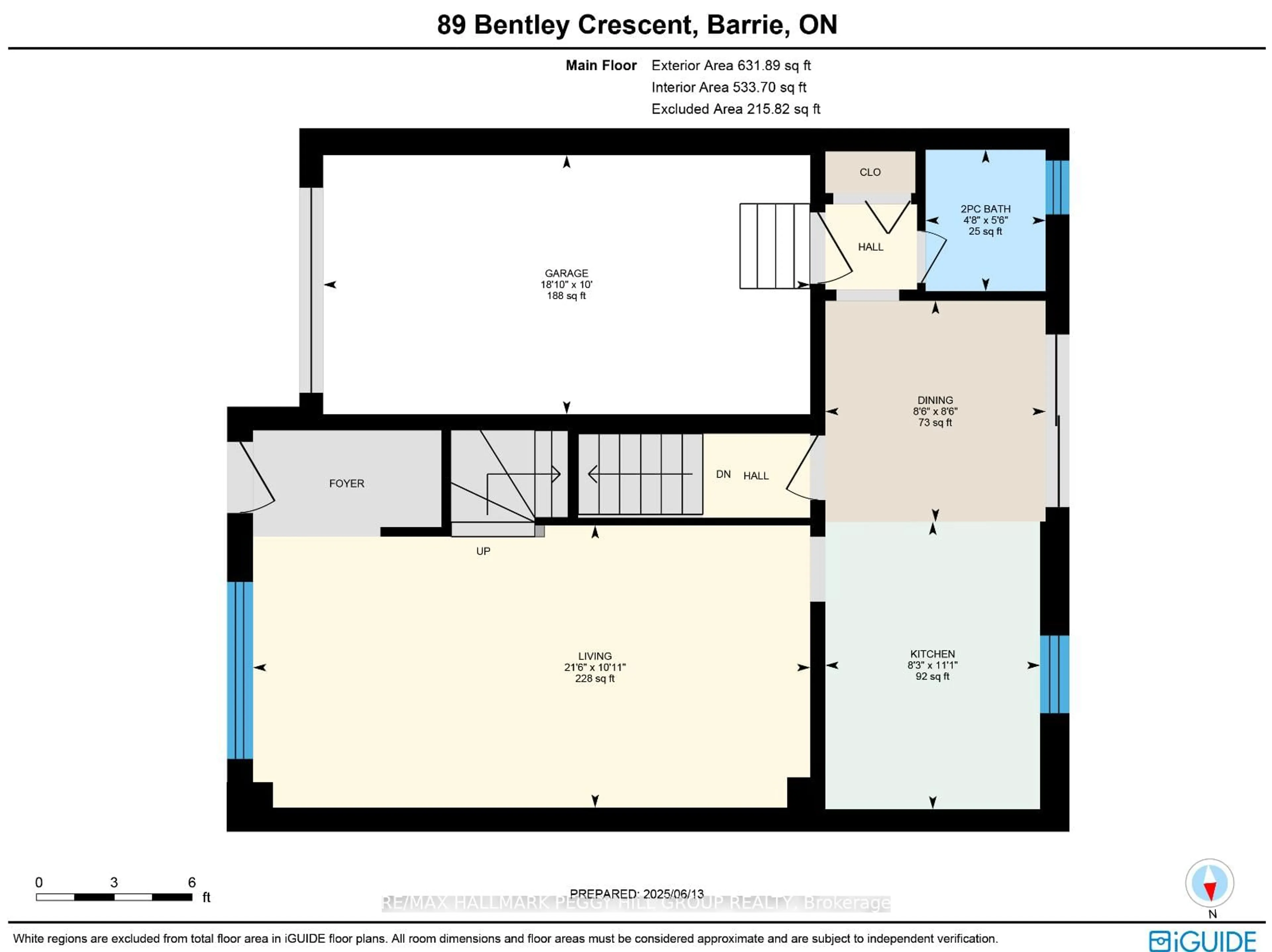Floor plan for 89 Bentley Cres, Barrie Ontario L4N 0Z1