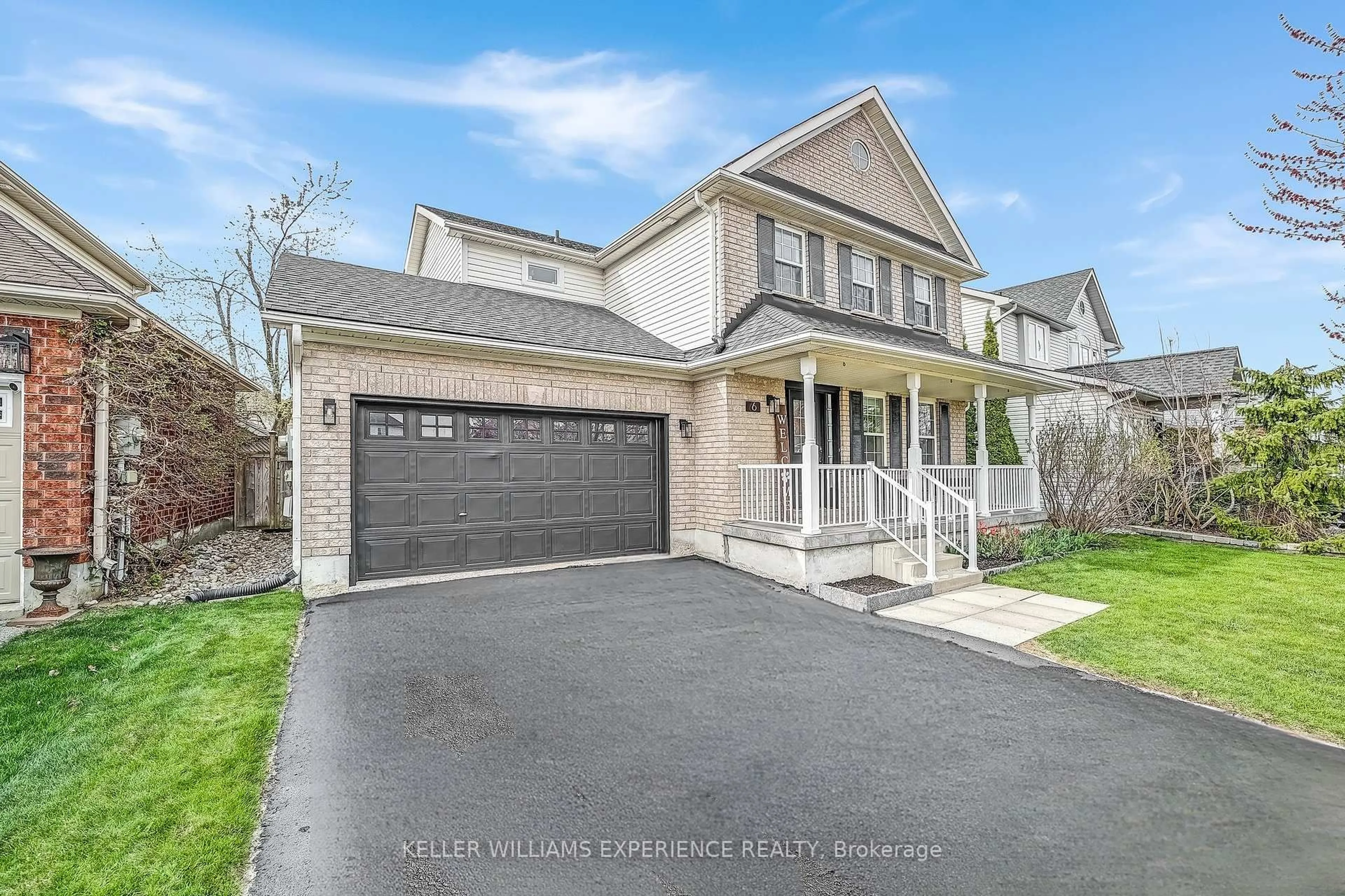 Home with brick exterior material, street for 6 BROOKWOOD Dr, Barrie Ontario L4N 0Z1