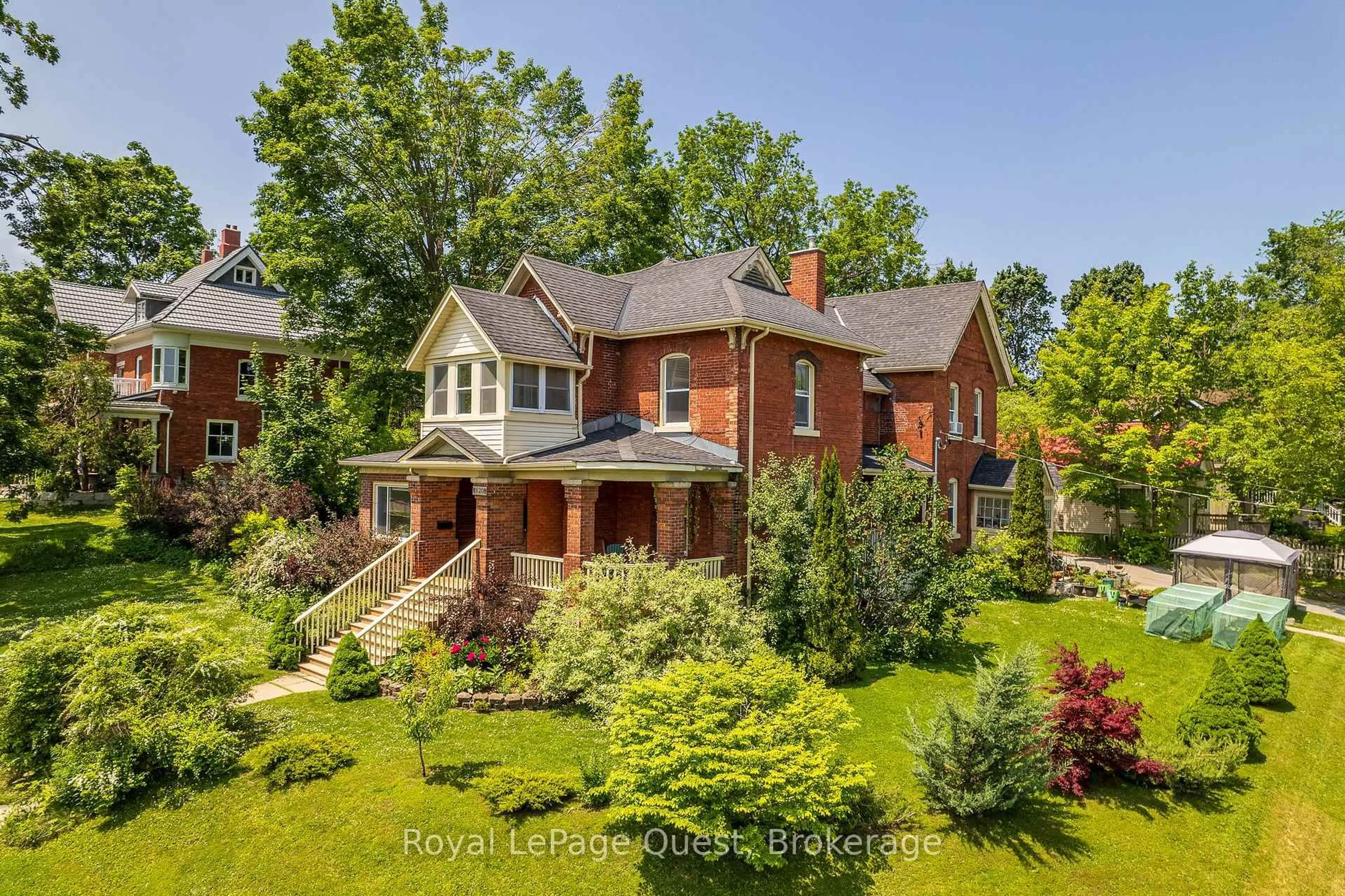 Home with brick exterior material, street for 120 Brant St, Orillia Ontario L3V 1Z2