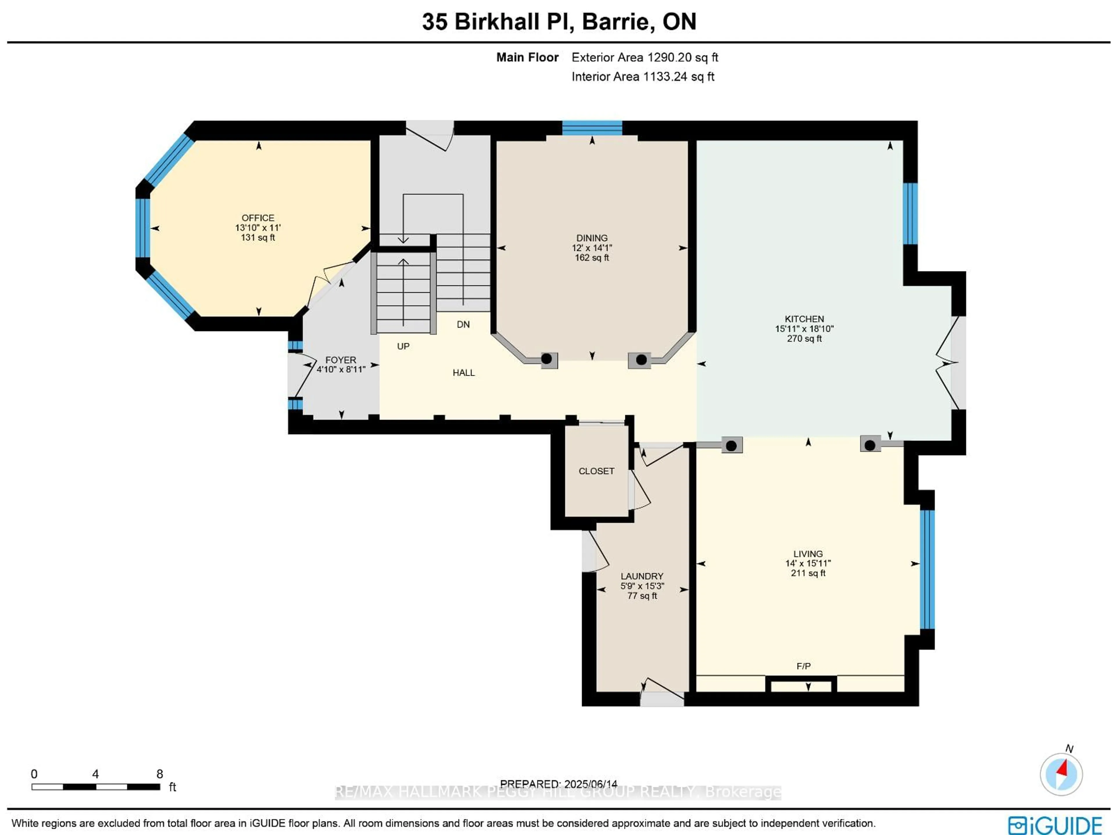 Floor plan for 35 Birkhall Pl, Barrie Ontario L4N 0K5