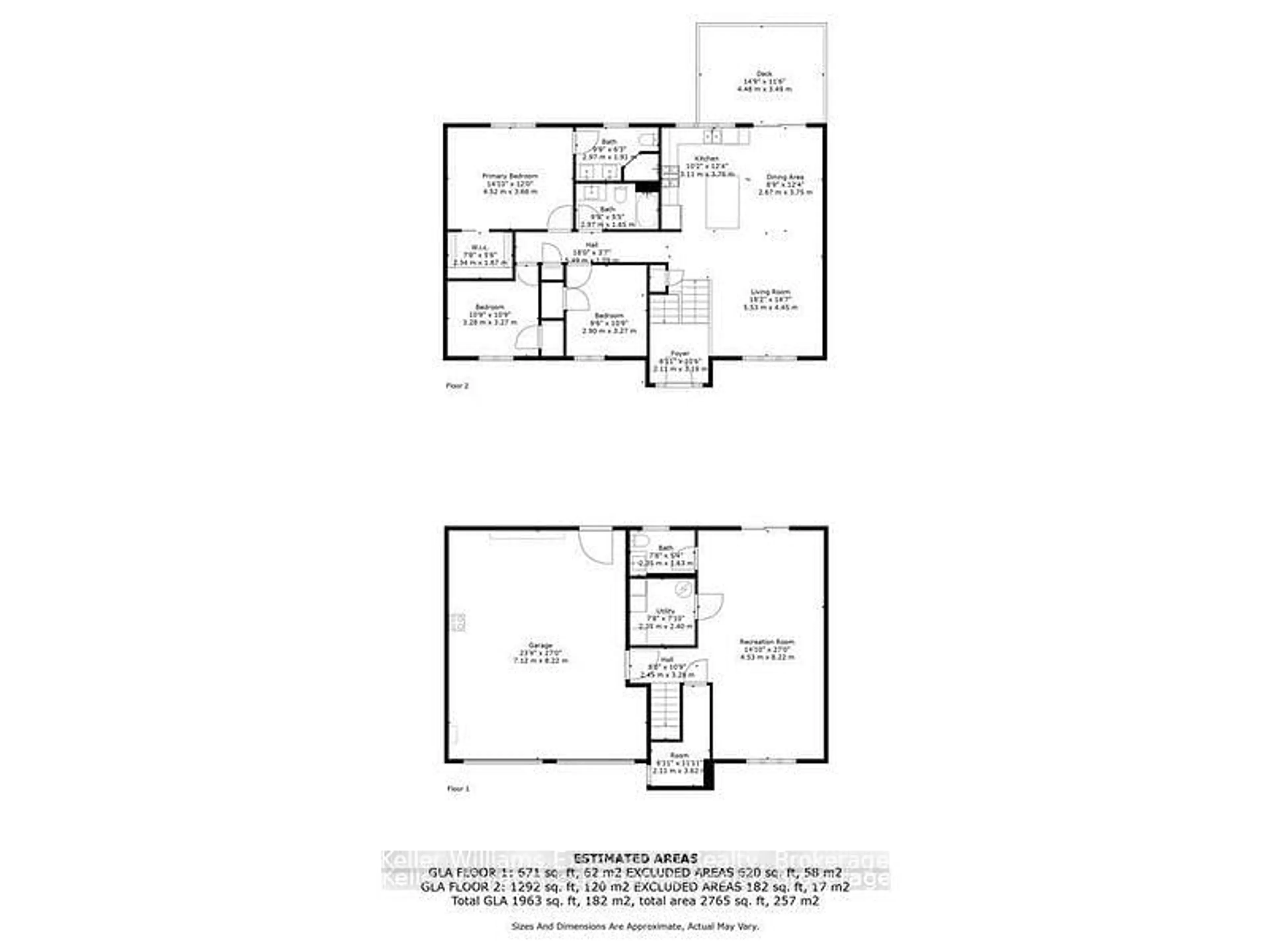 Floor plan for 753 FIFTH Ave, Tay Ontario L0K 1R0